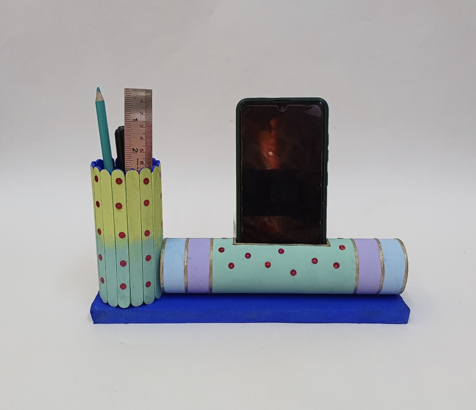 Transform Tissue Rolls into Creative DIY Stationery Holders