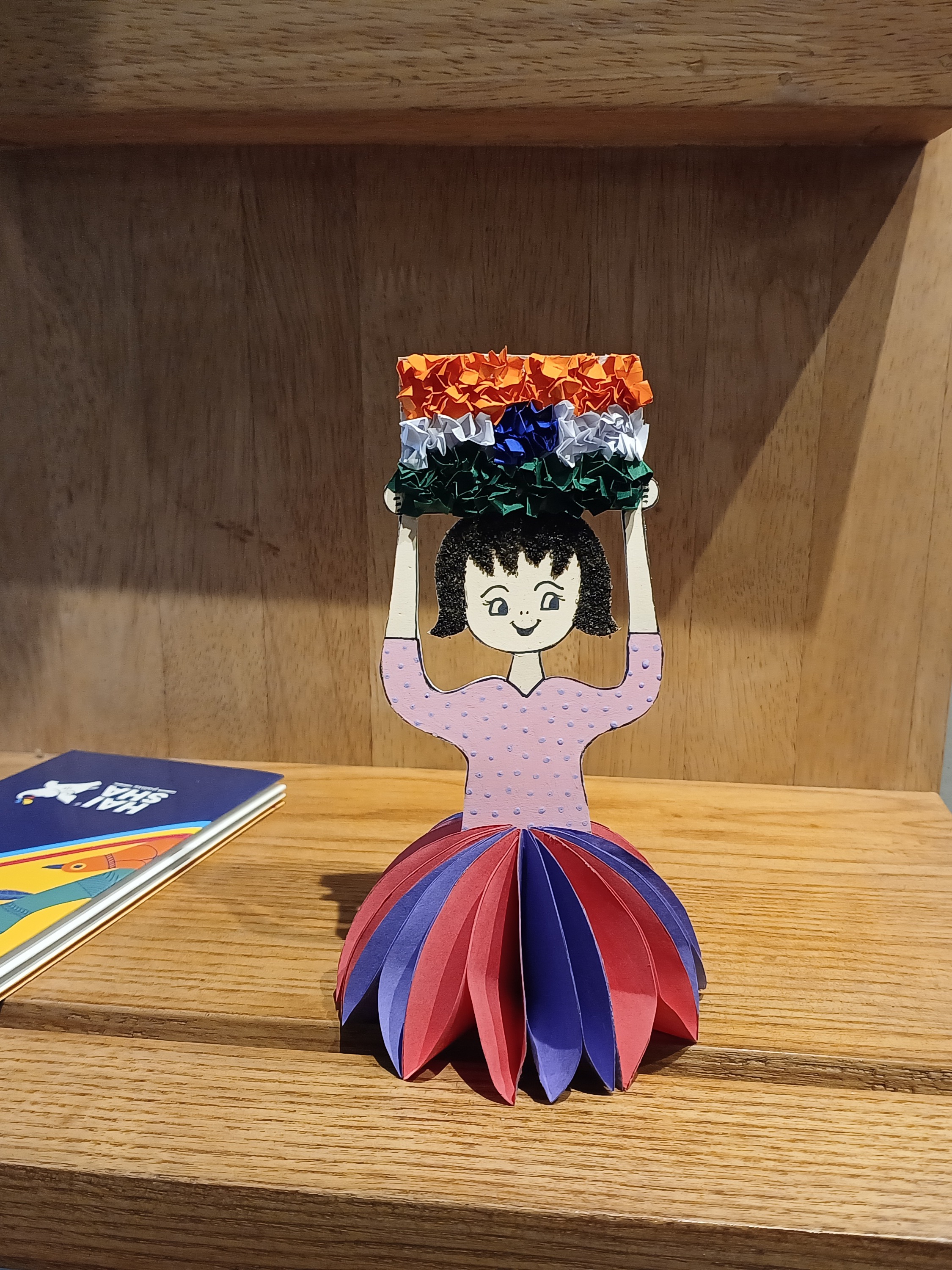 Tricolour Doll with Flag Craft