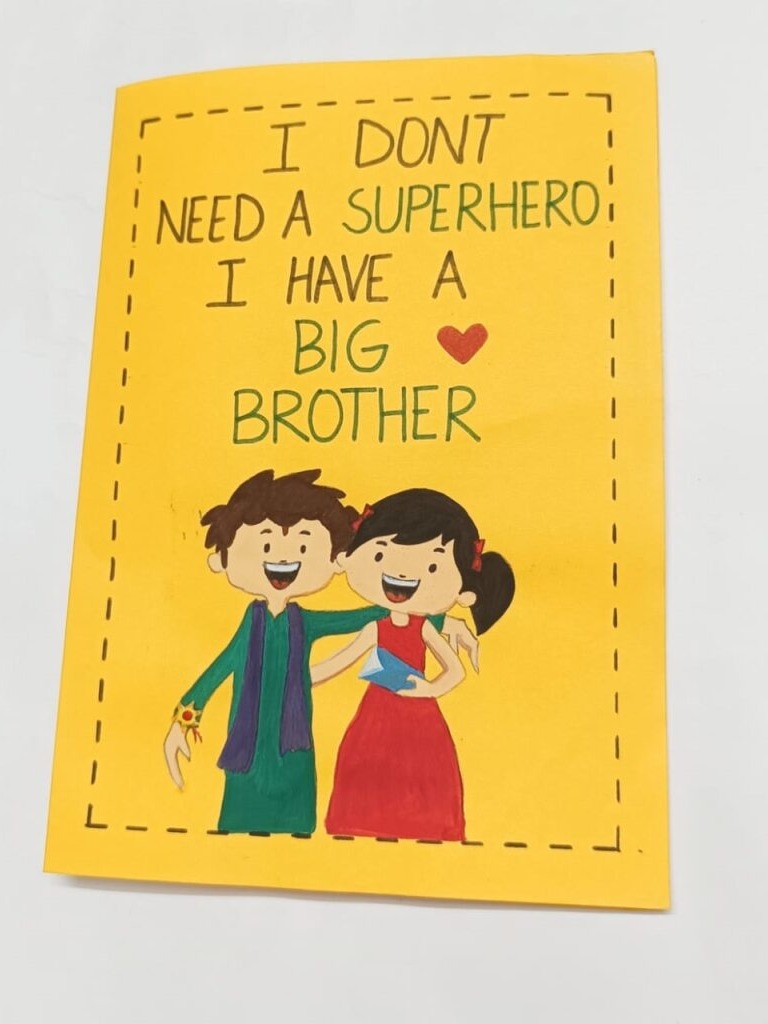 Raksha Bandhan Greeting Card Craft