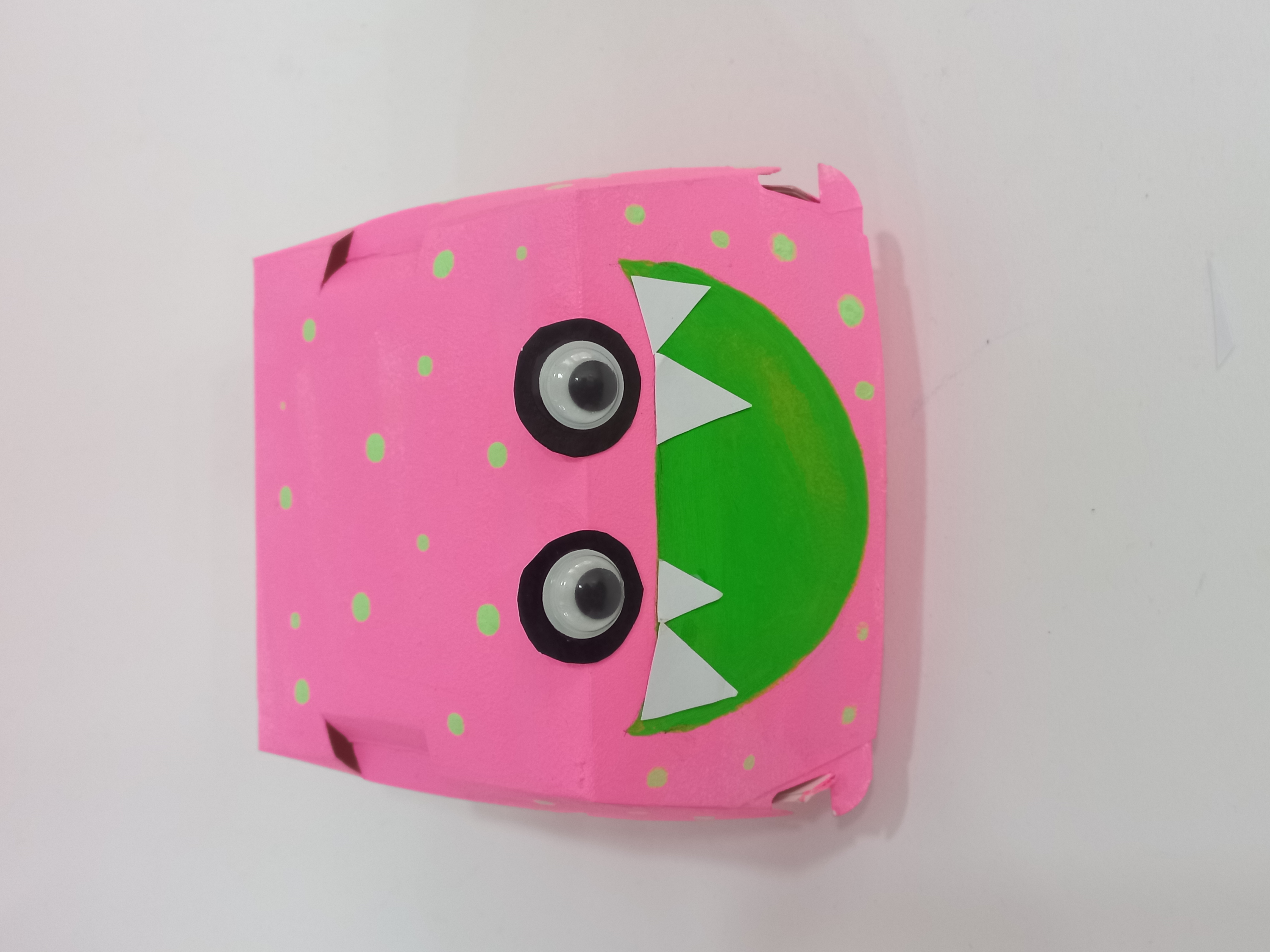 Monster Money Bank with Mc Donalds Burger Box​