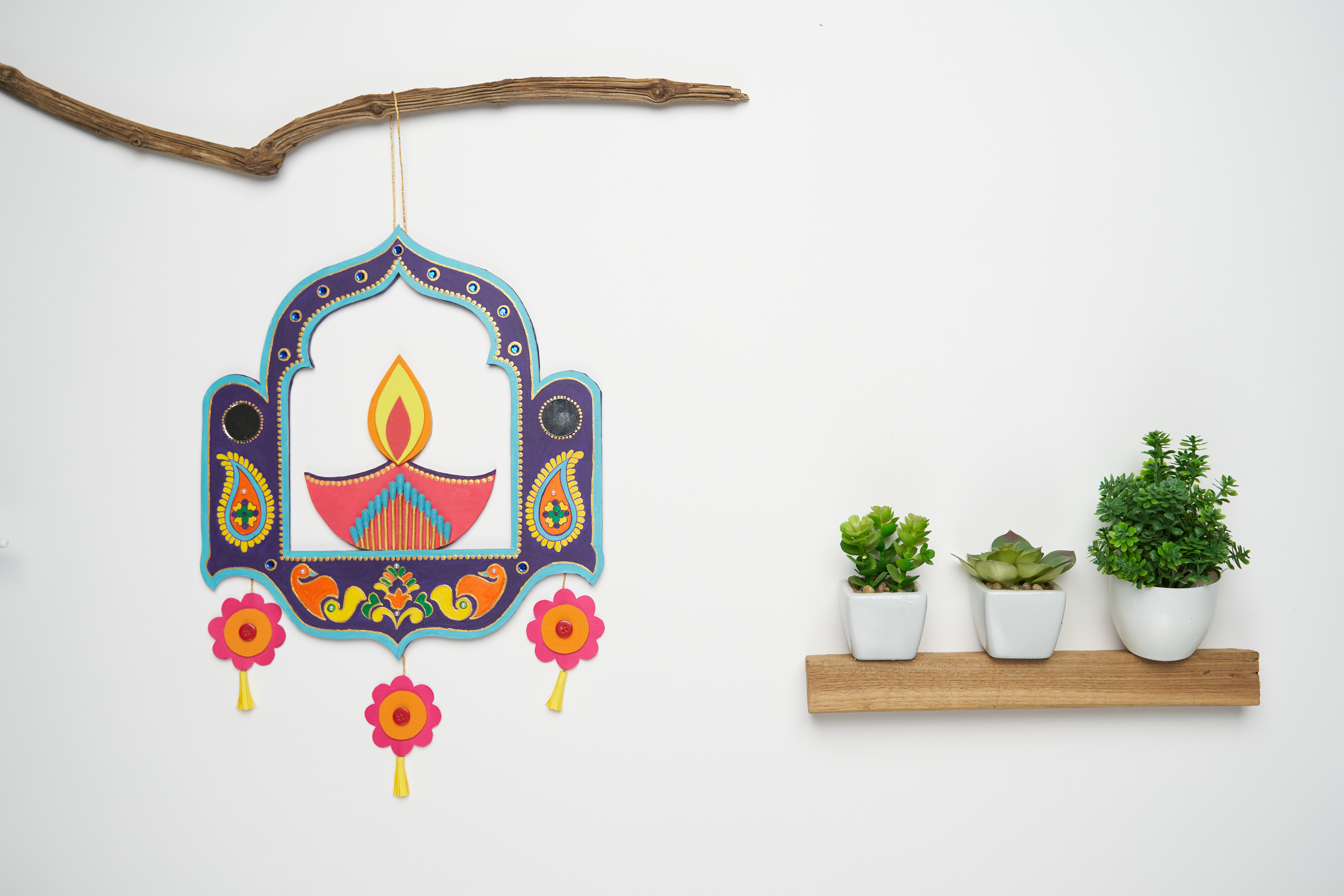 Craft a Stunning Diya Dangler