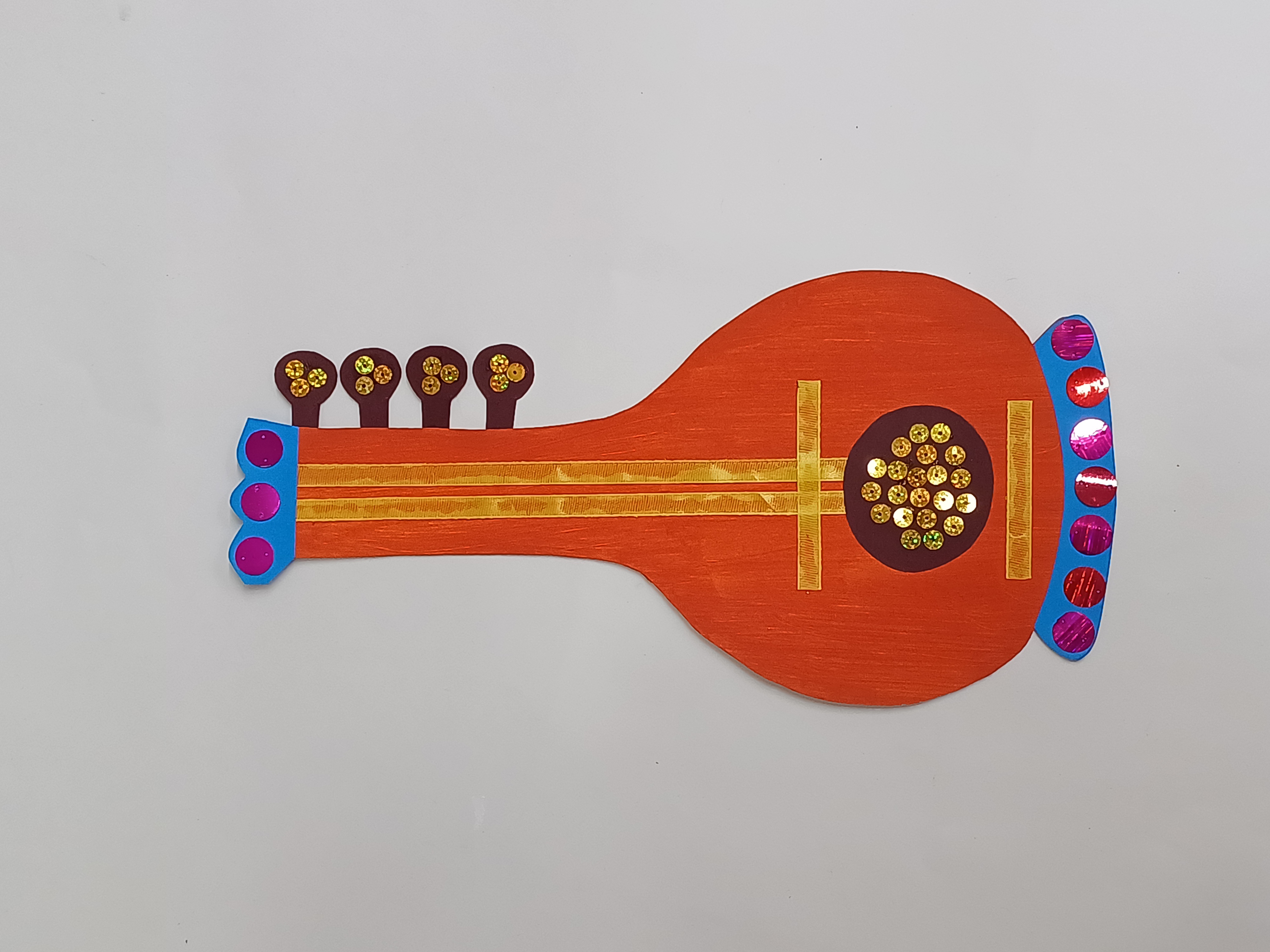 Paper Craft Sitar