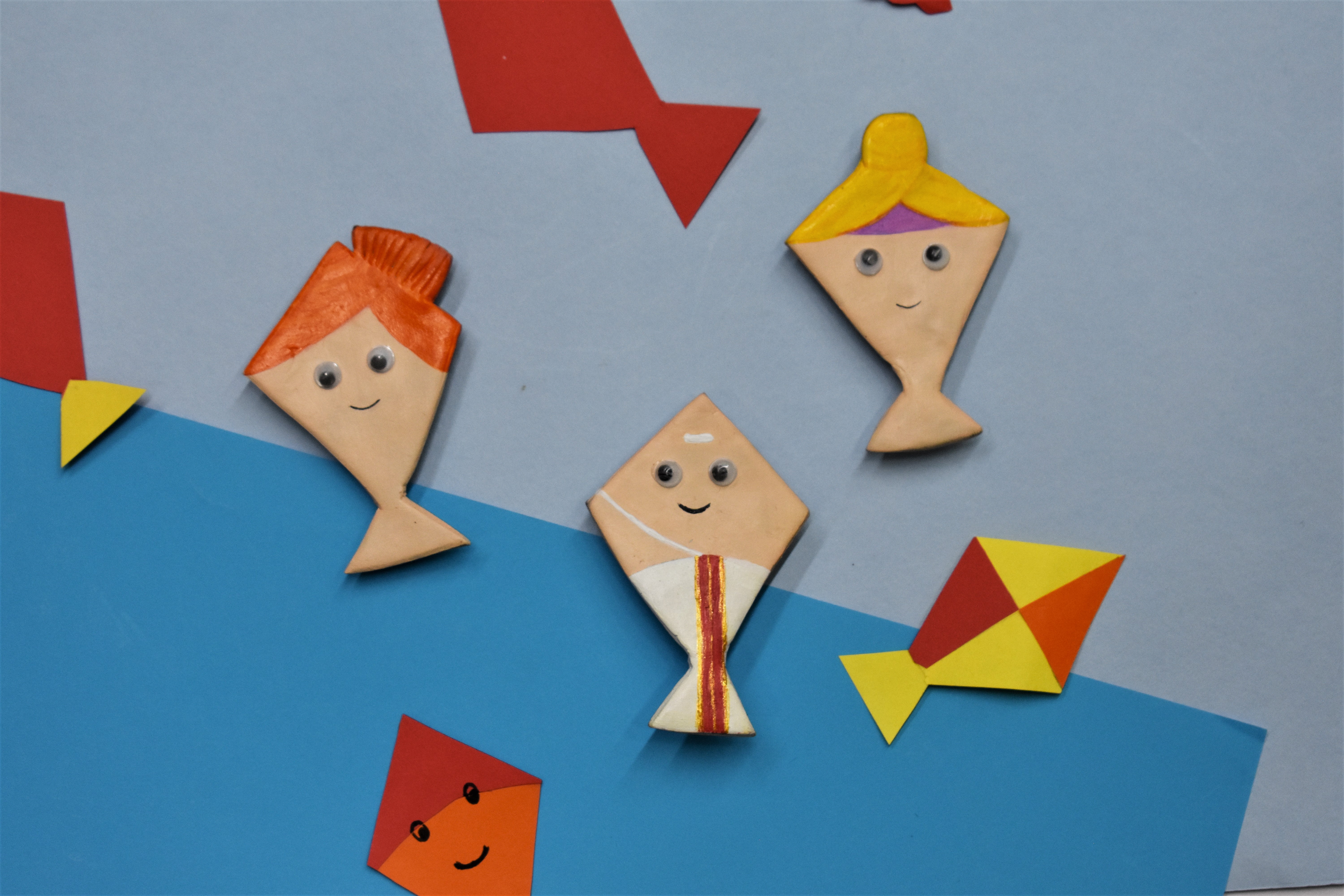 Kite Fridge Magnet Craft