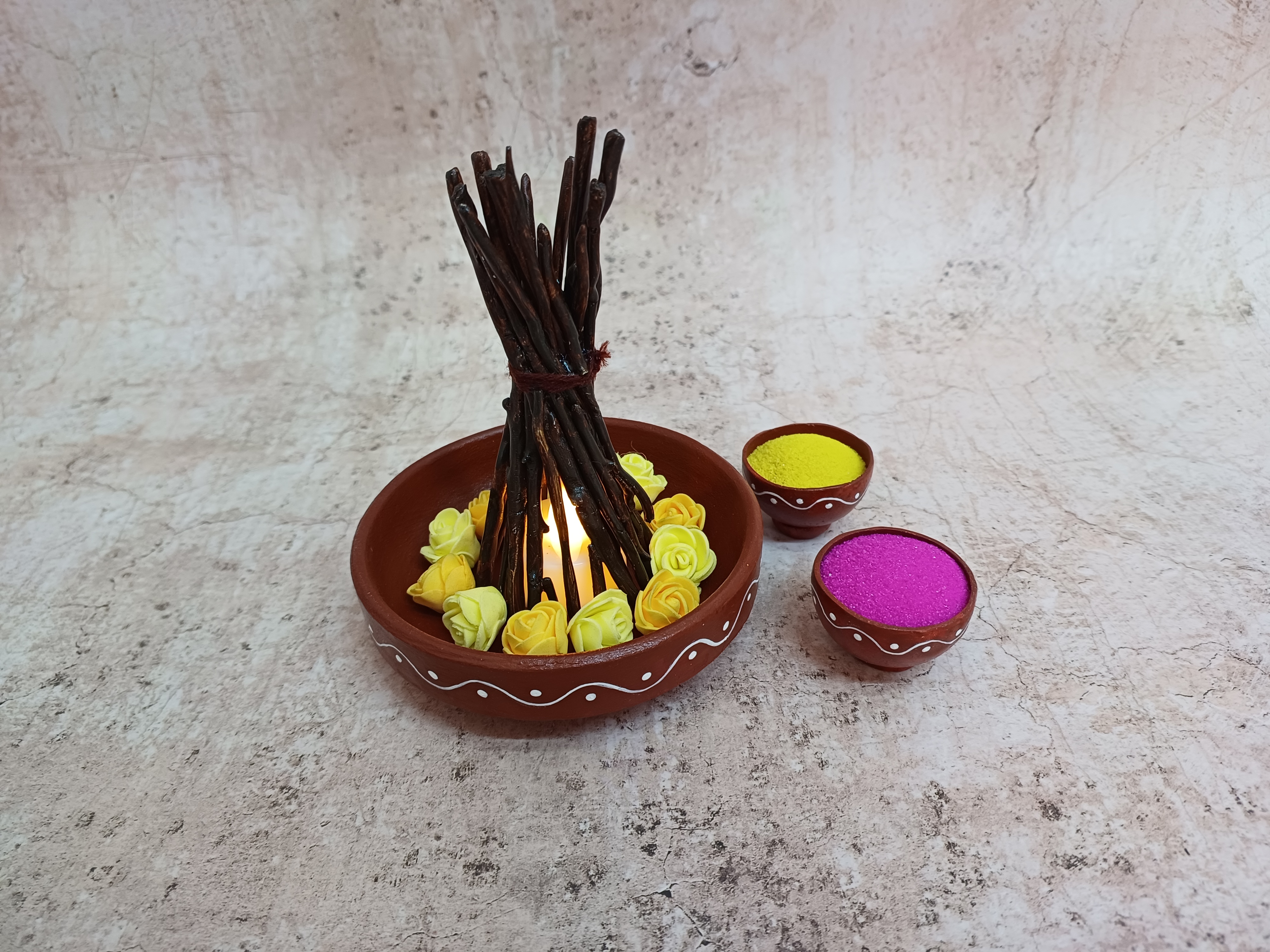 Mouldit Holi Bowls and Fire