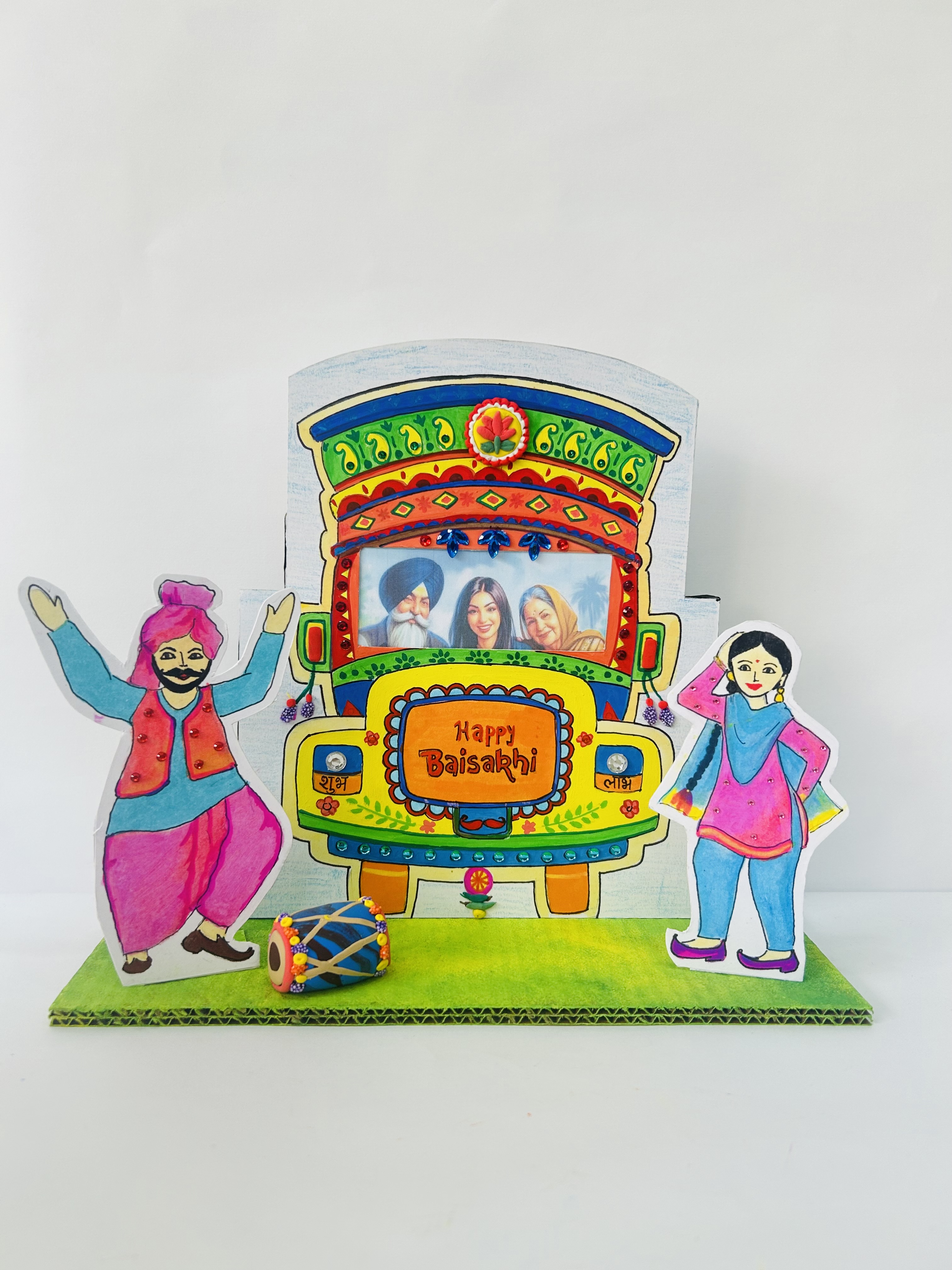 DIY Baisakhi Photo Frame