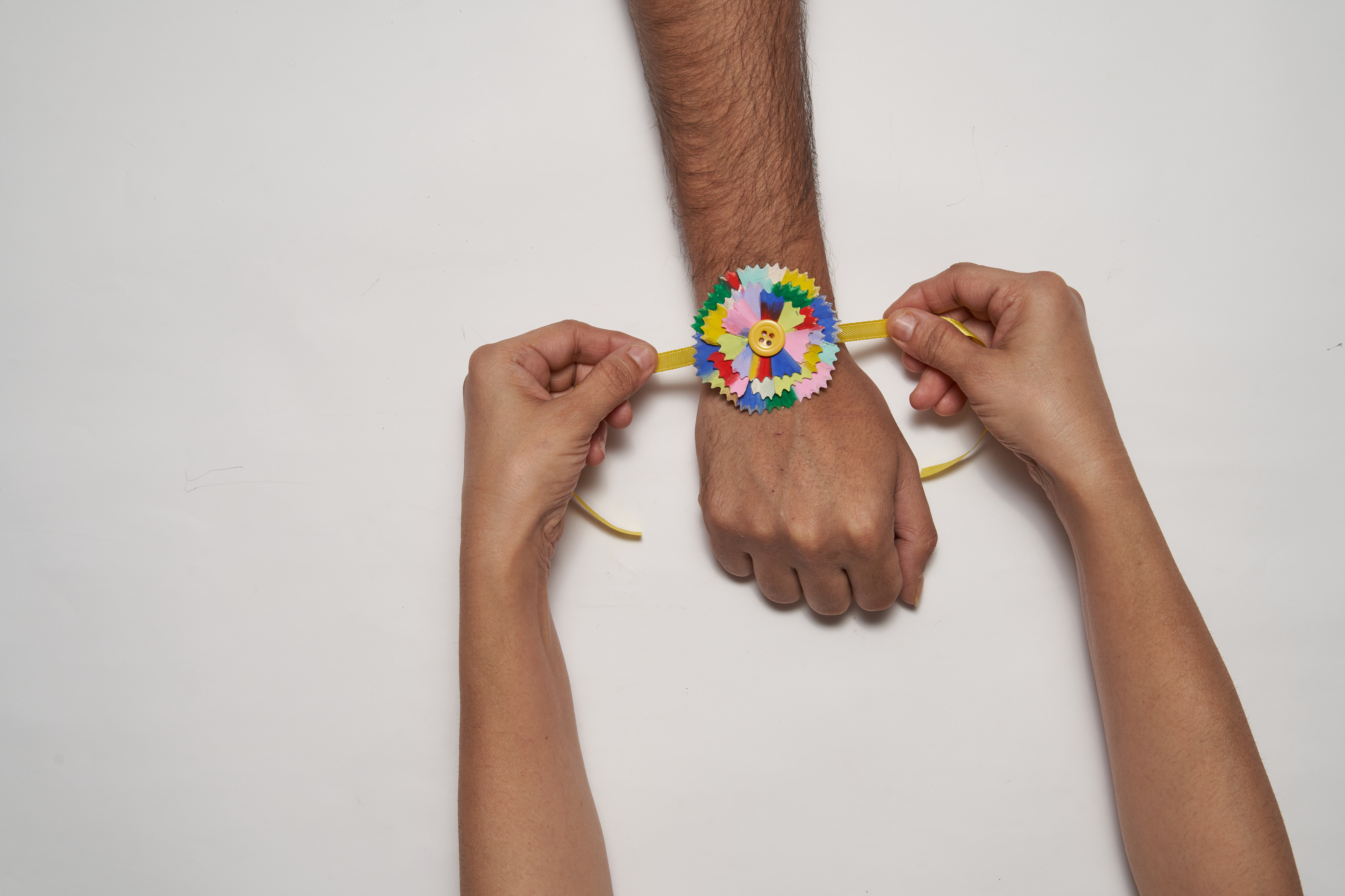 Pencil Shavings Rakhi For Raksha Bandhan