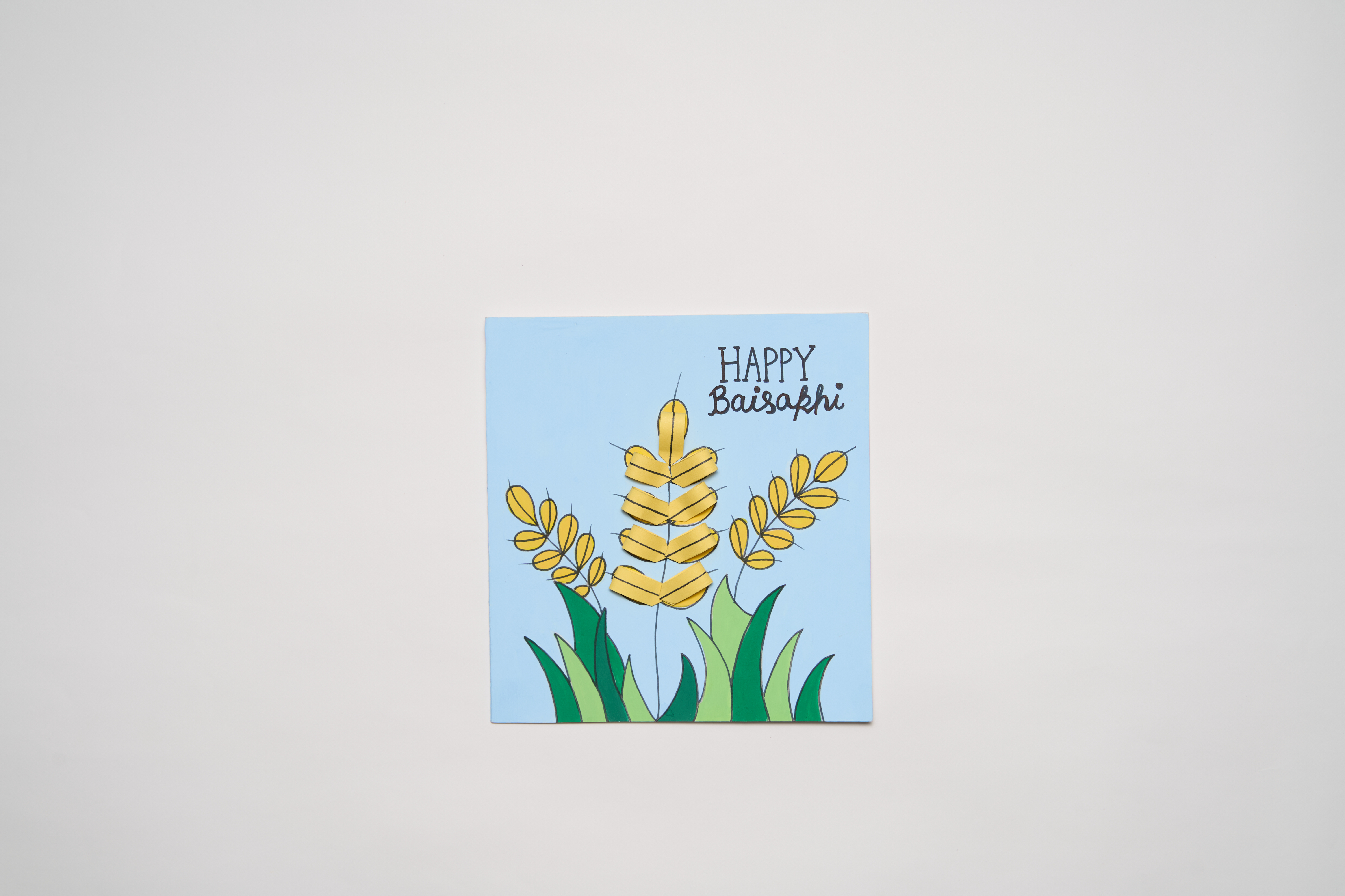 DIY Greeting Card – Baisakhi
