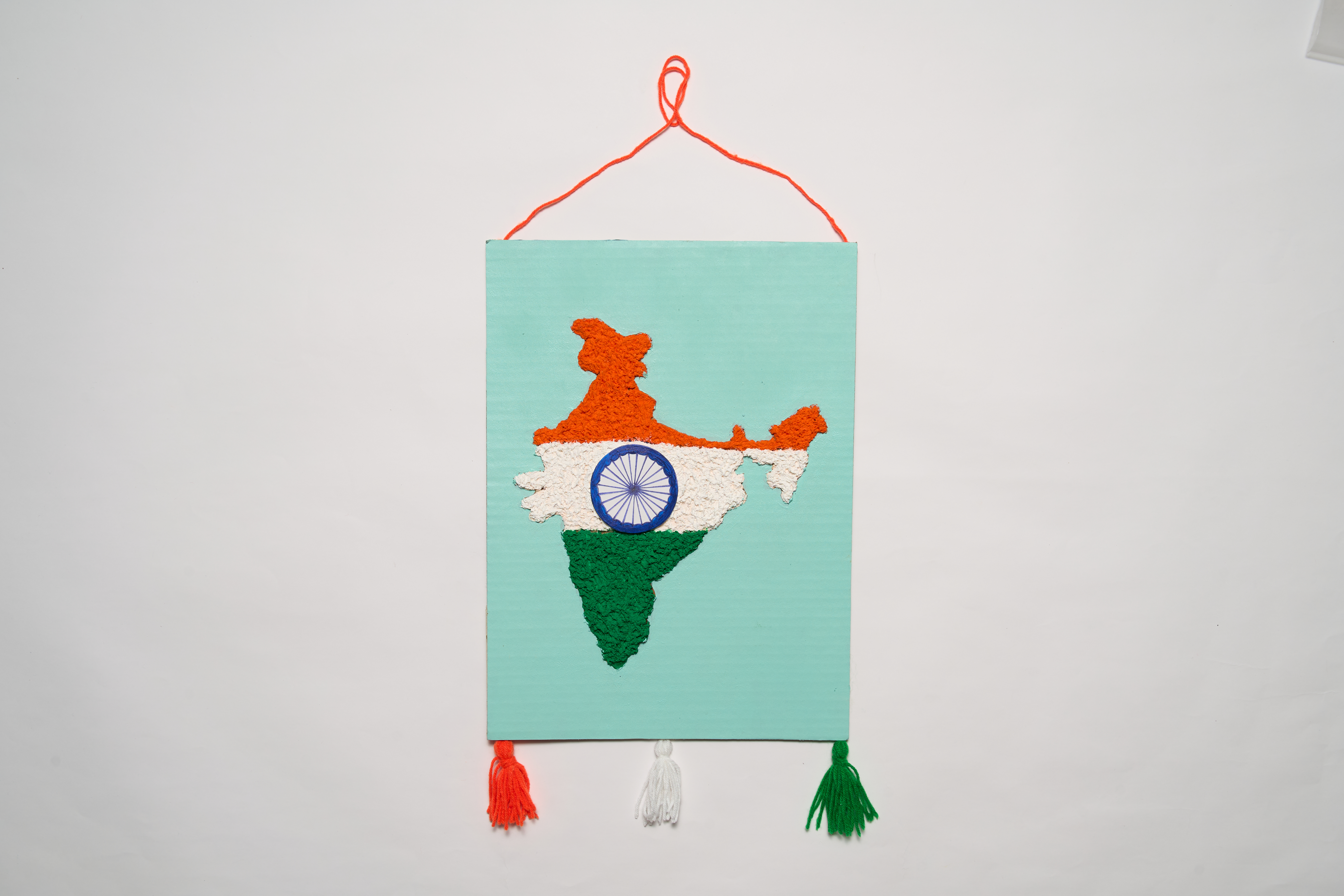 India Map Mache Poster