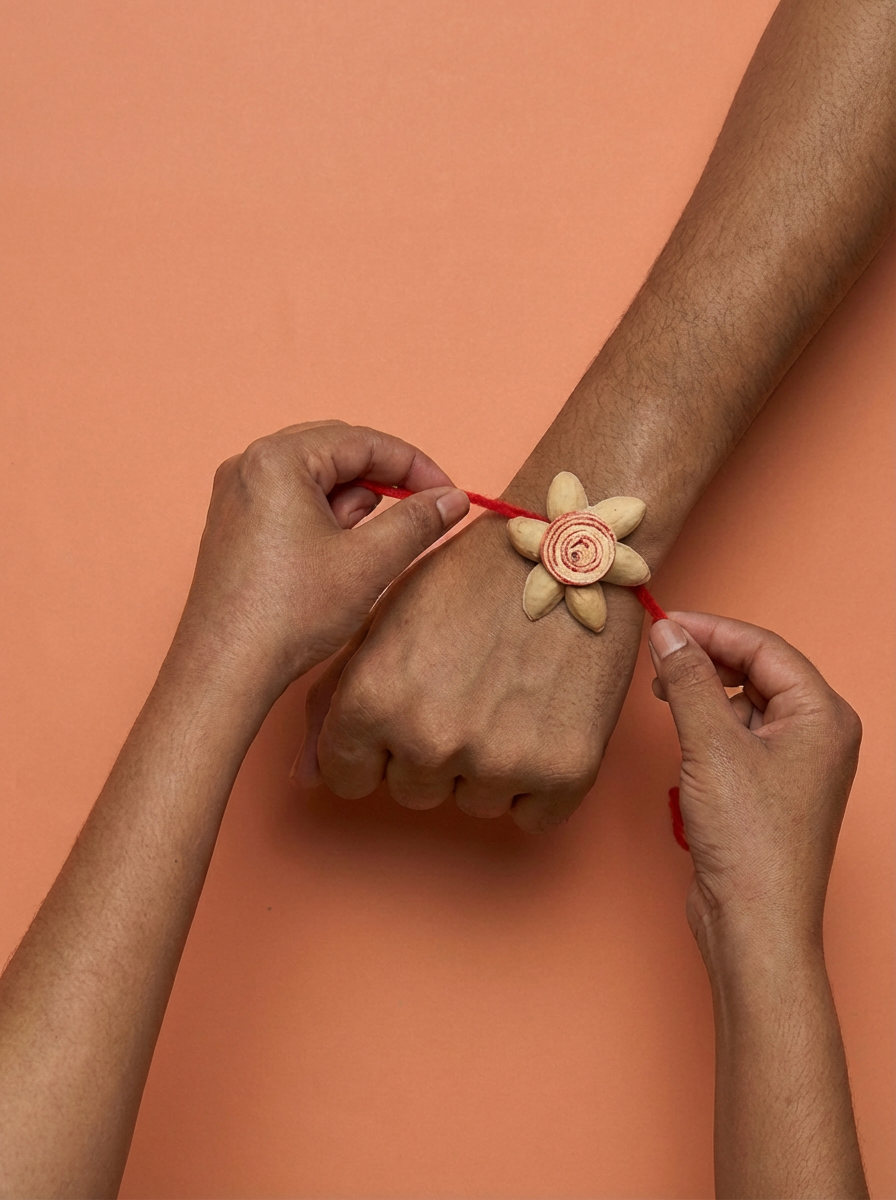 Pista Shell Rakhi for Raksha Bandhan