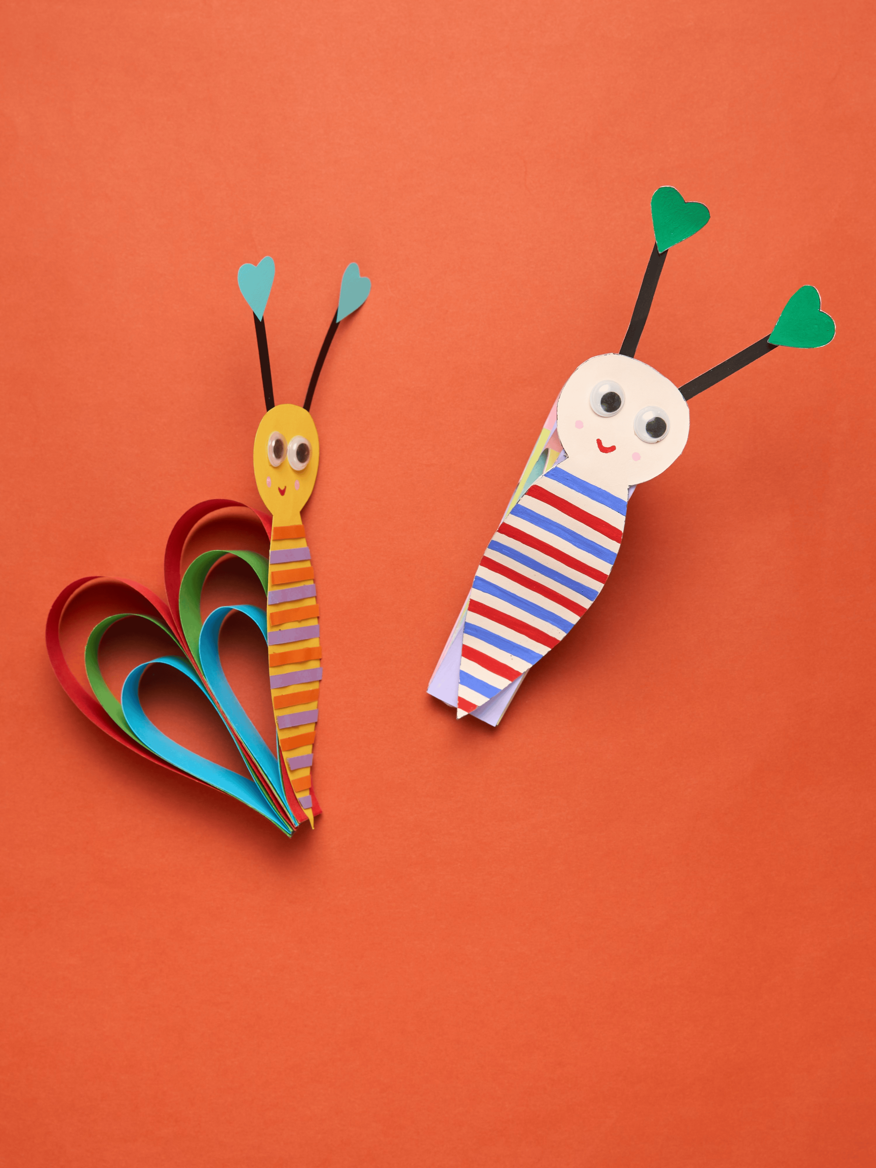 3D Loop Butterfly Craft for Friendship Day