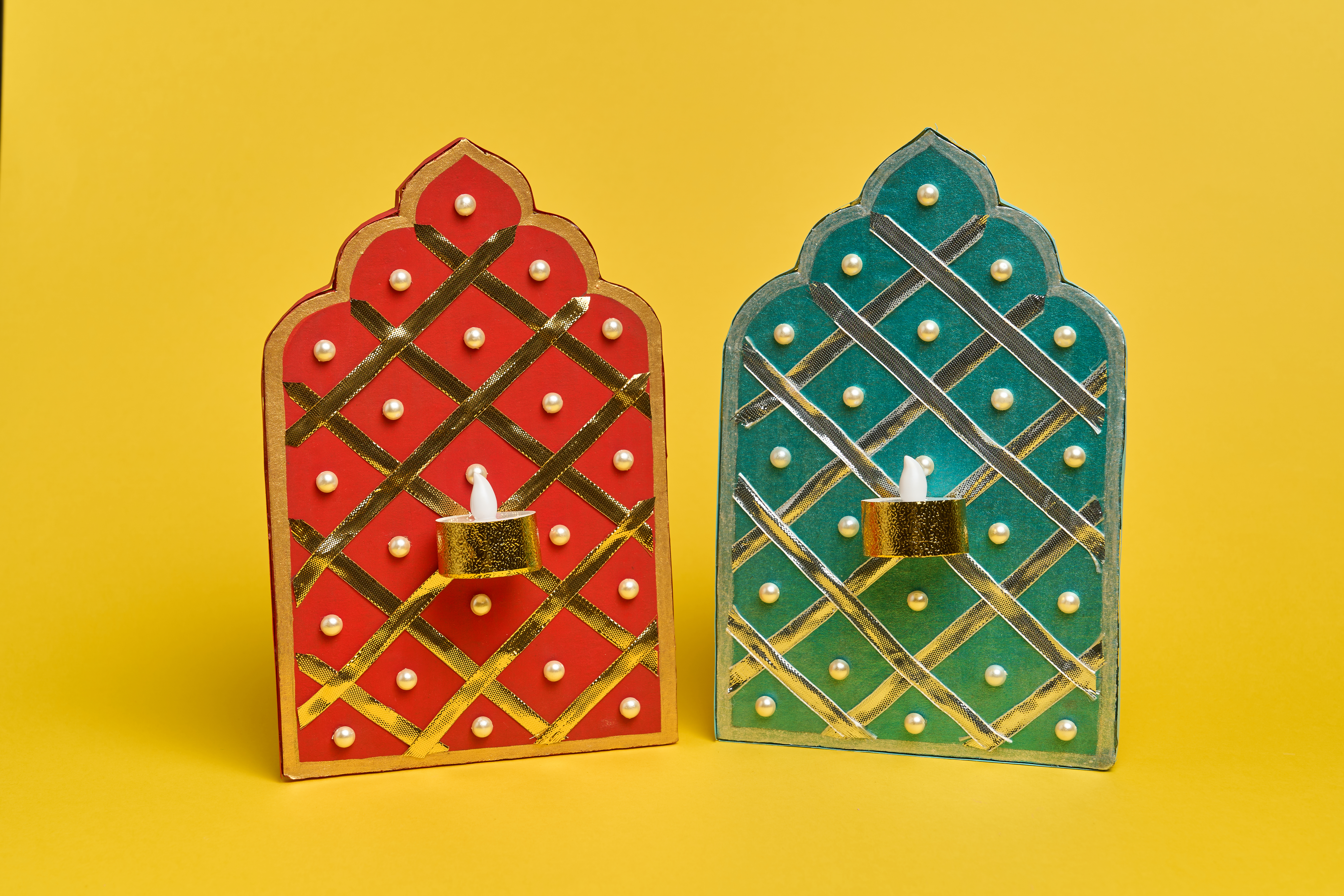 DIY Light Holder Craft - Diwali