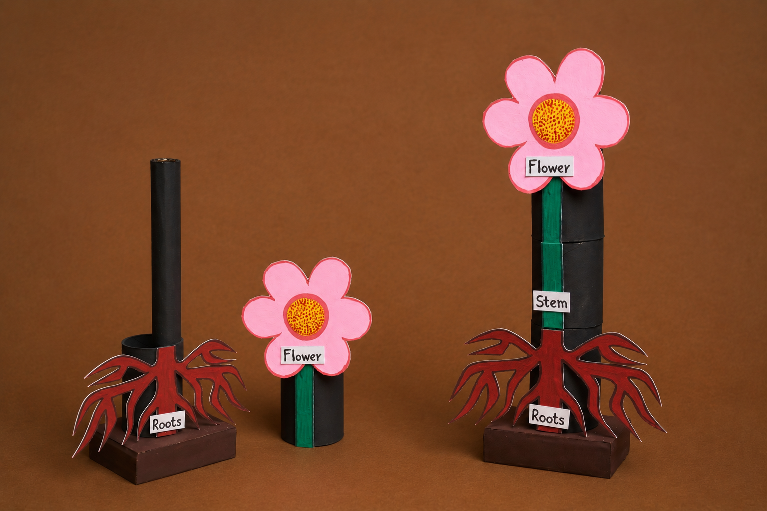 Parts of a Flower 3D Model Making - Science Day