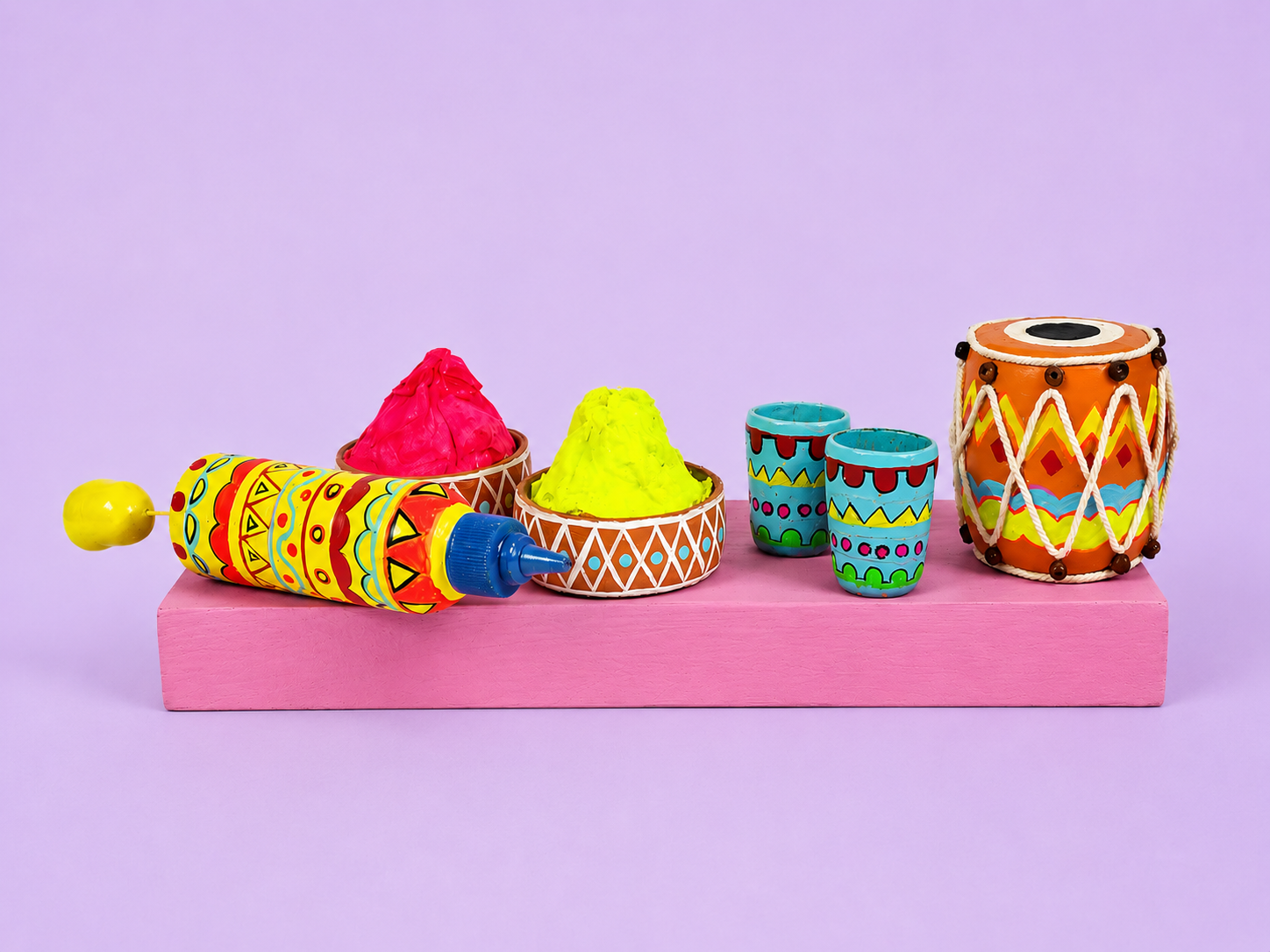 DIY Recycled Holi Decor
