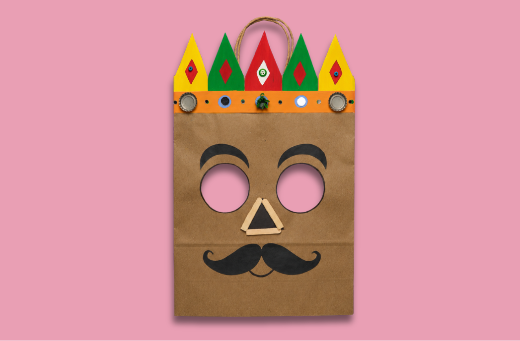 DIY Ravana Paper Bag – Dussehra