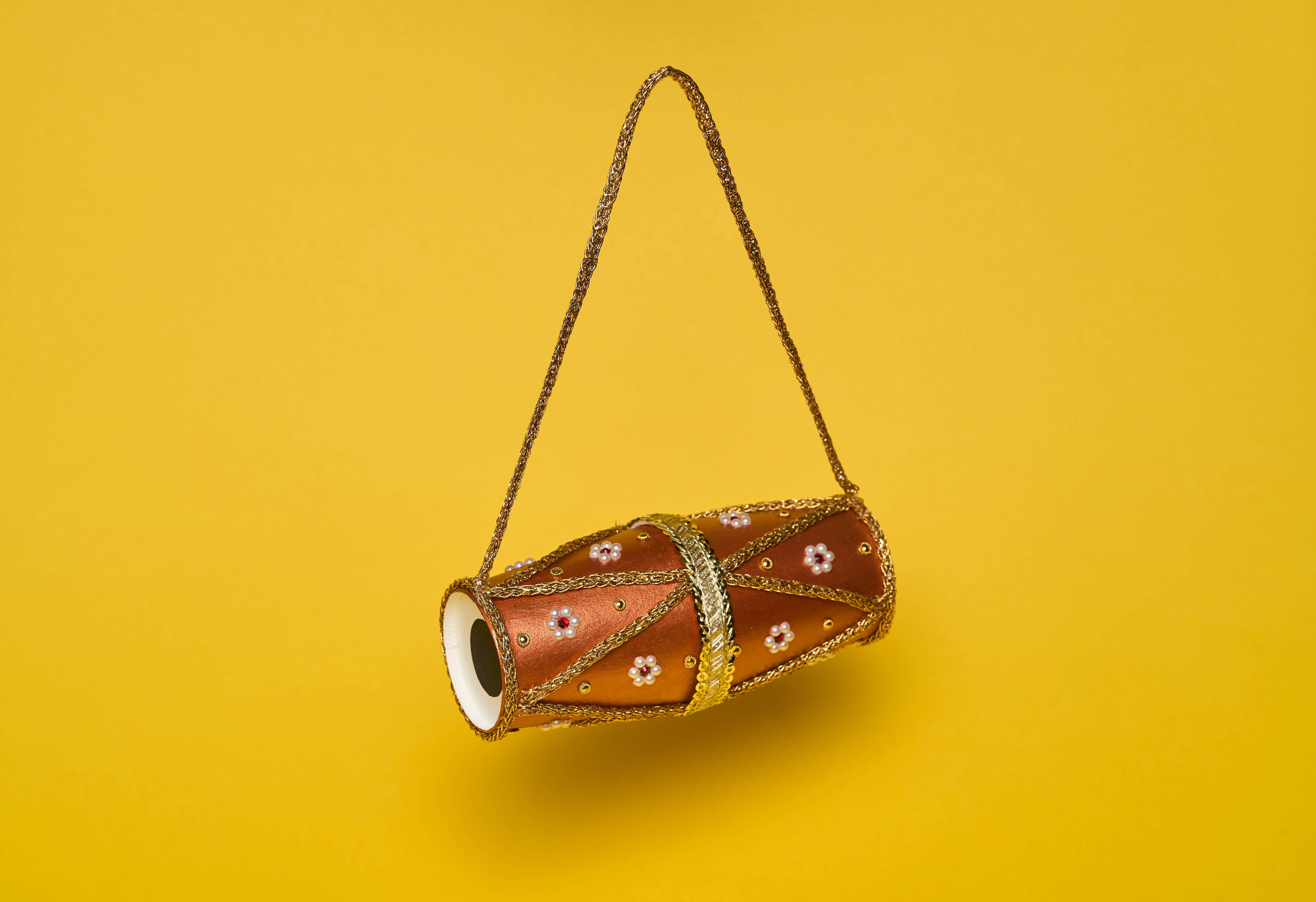 DIY Paper Cup Dhol Making - Navratri