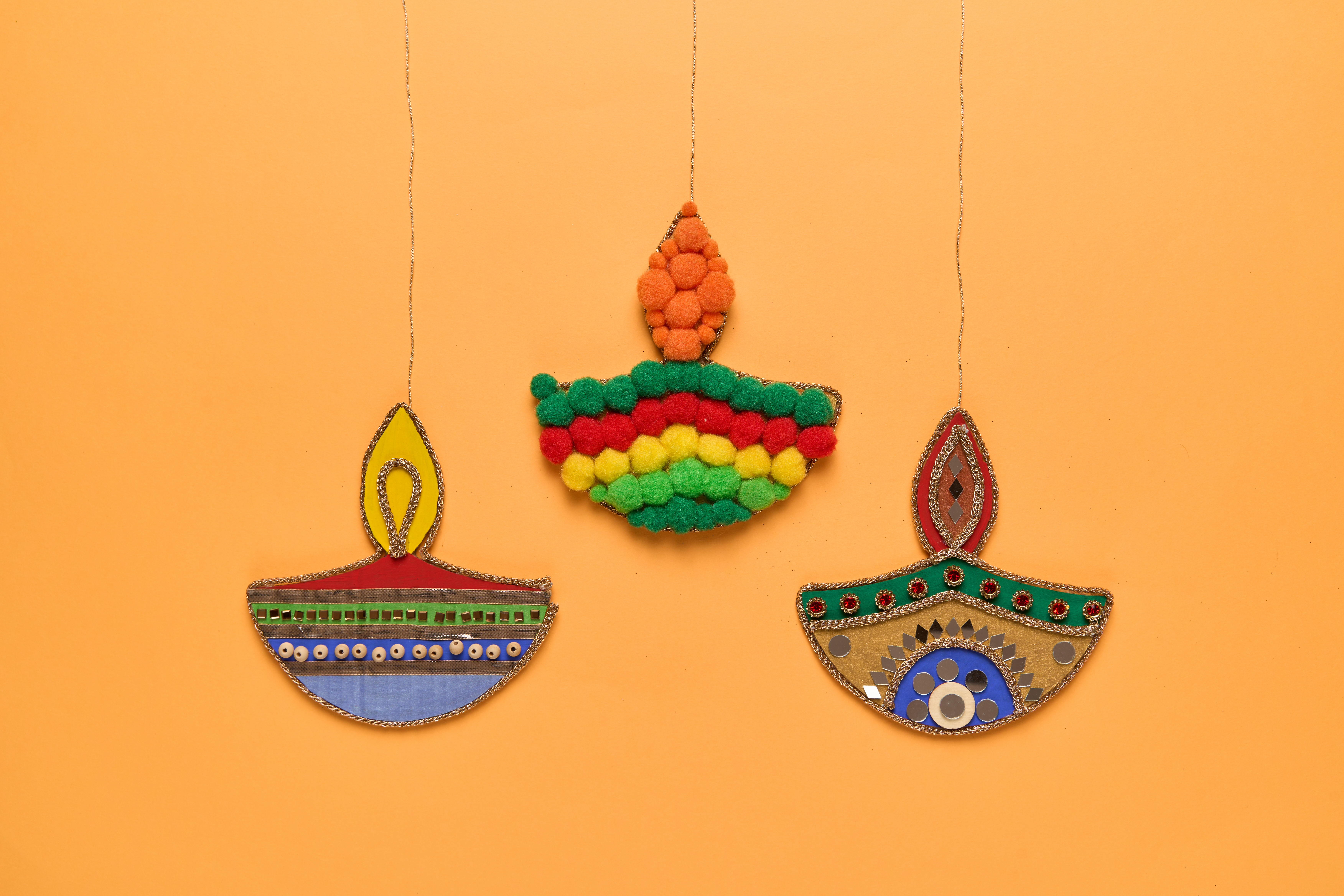 Diya Dangler Craft - Diwali