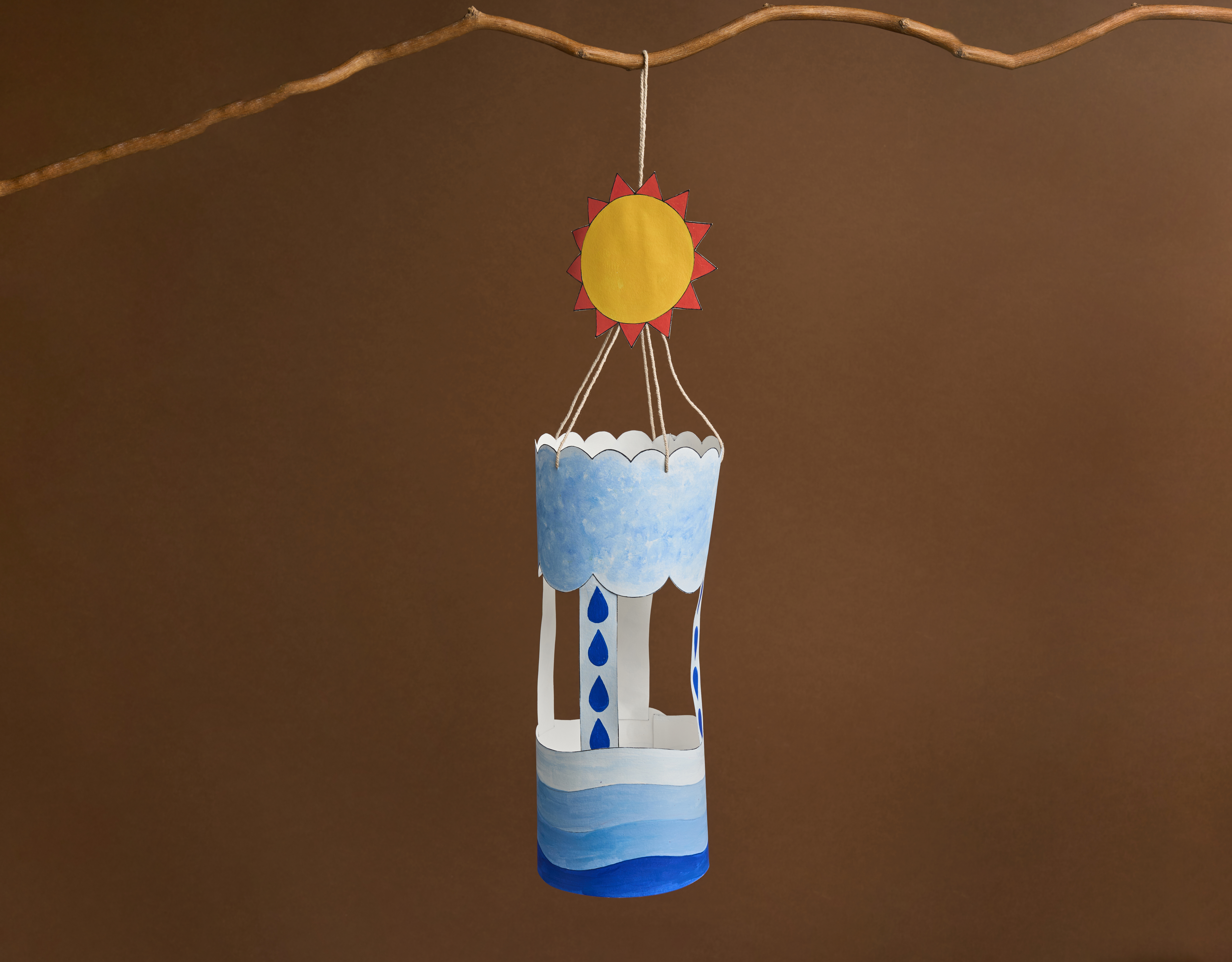 DIY Water Cycle Hanging Model - Science Day