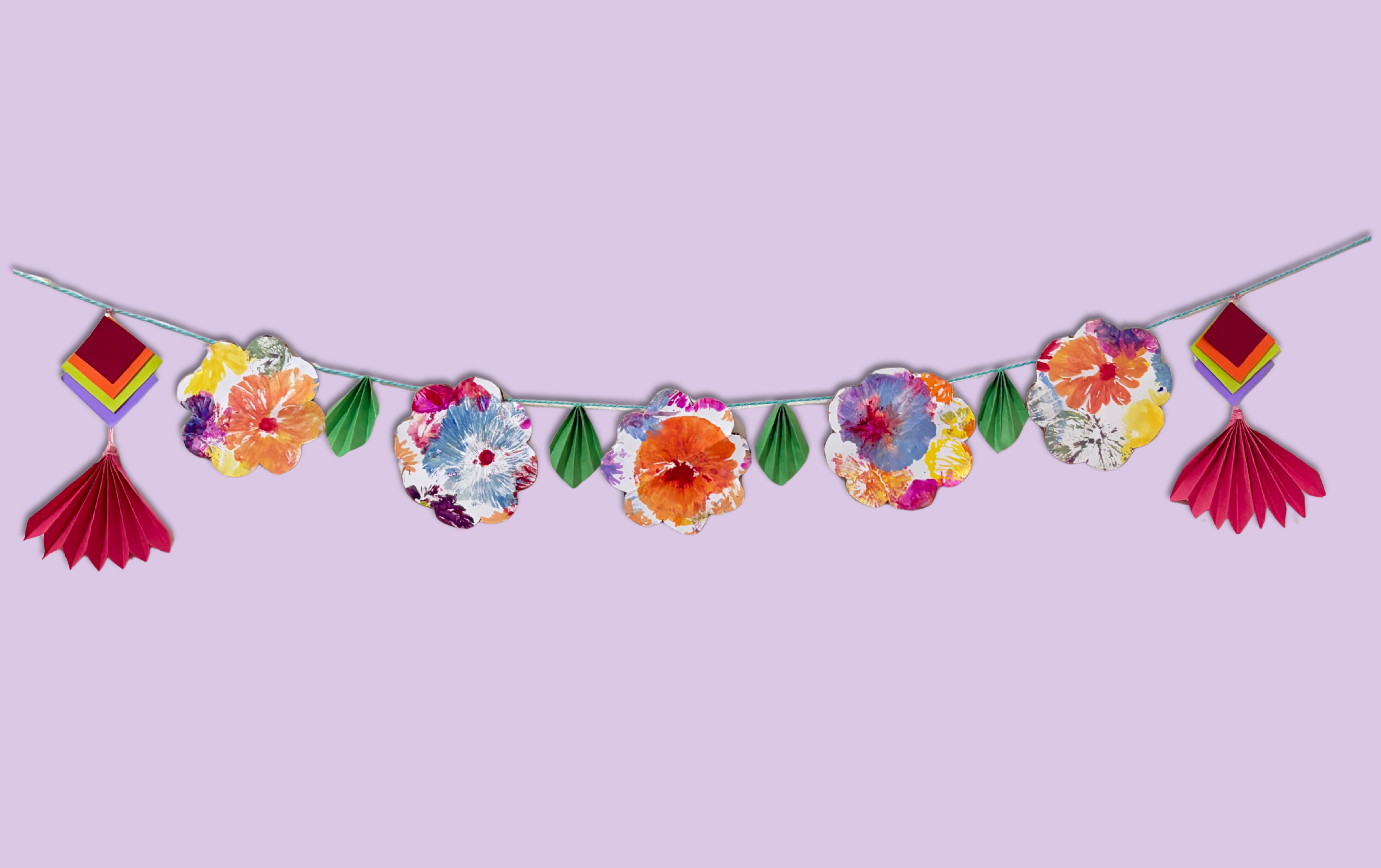 DIY Toran Craft for Holi