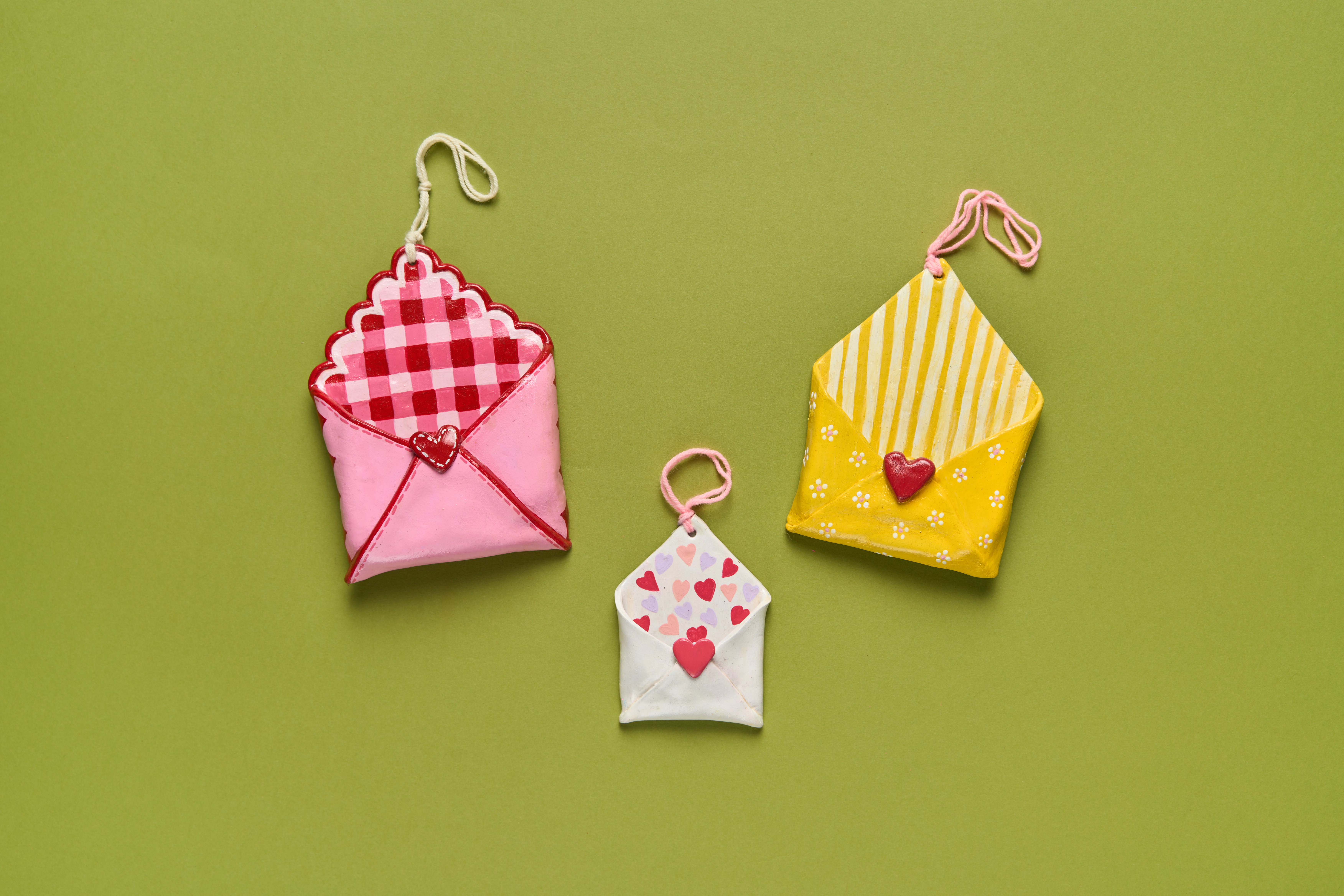 Make an Envelope with Clay - New Years
