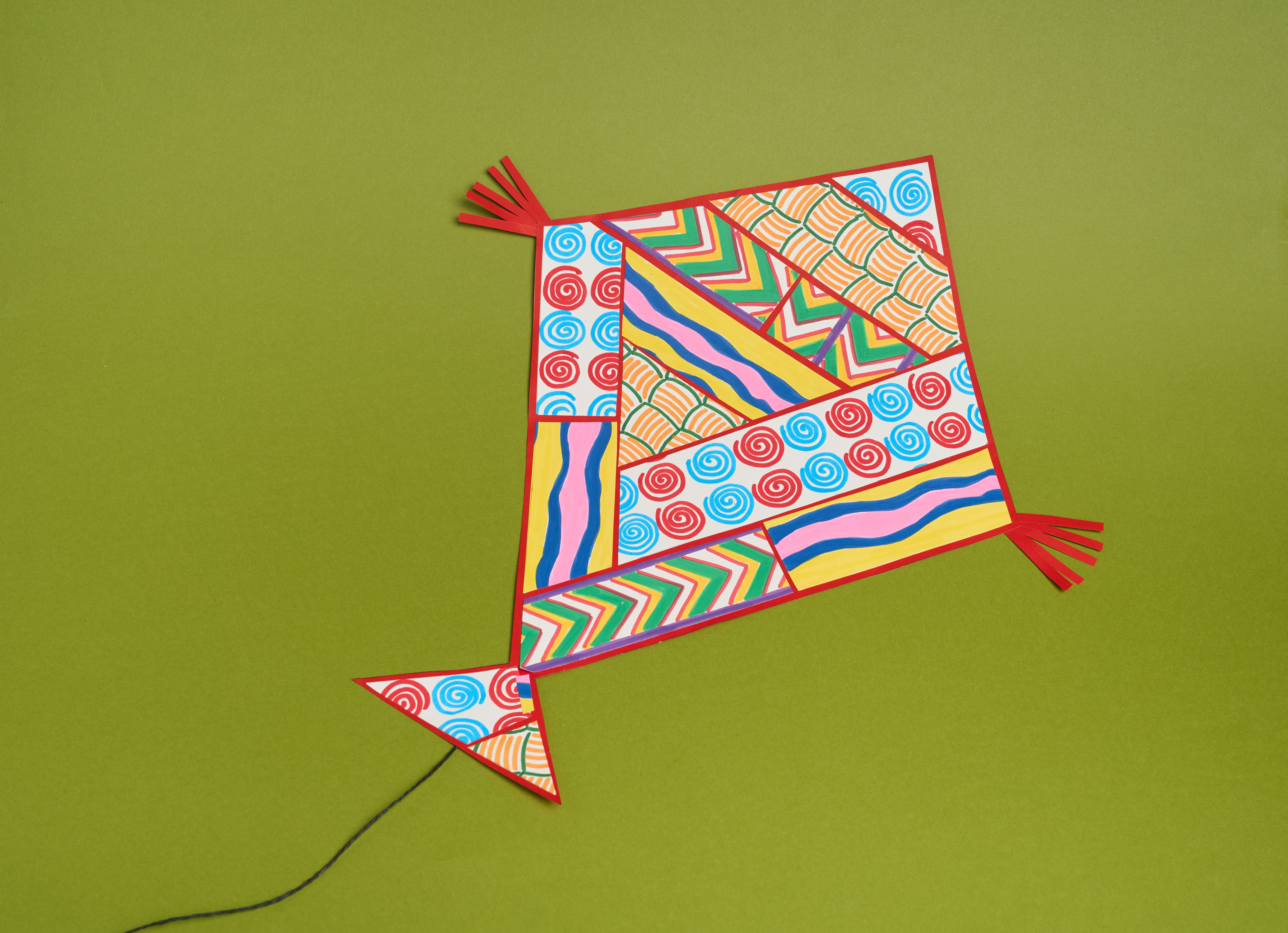 Make a Patterned Paper Kite
