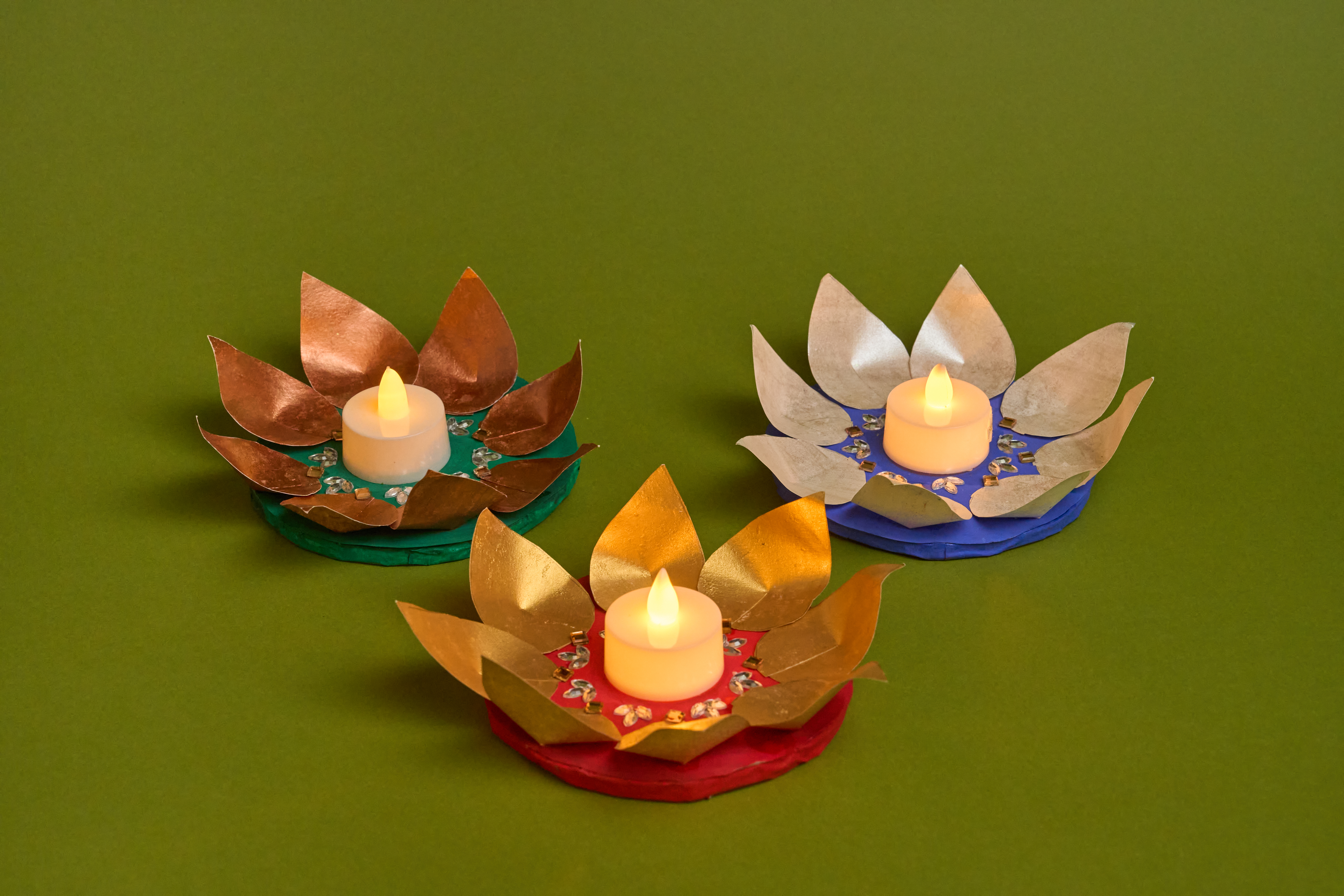 DIY Light Holder Craft - Diwali