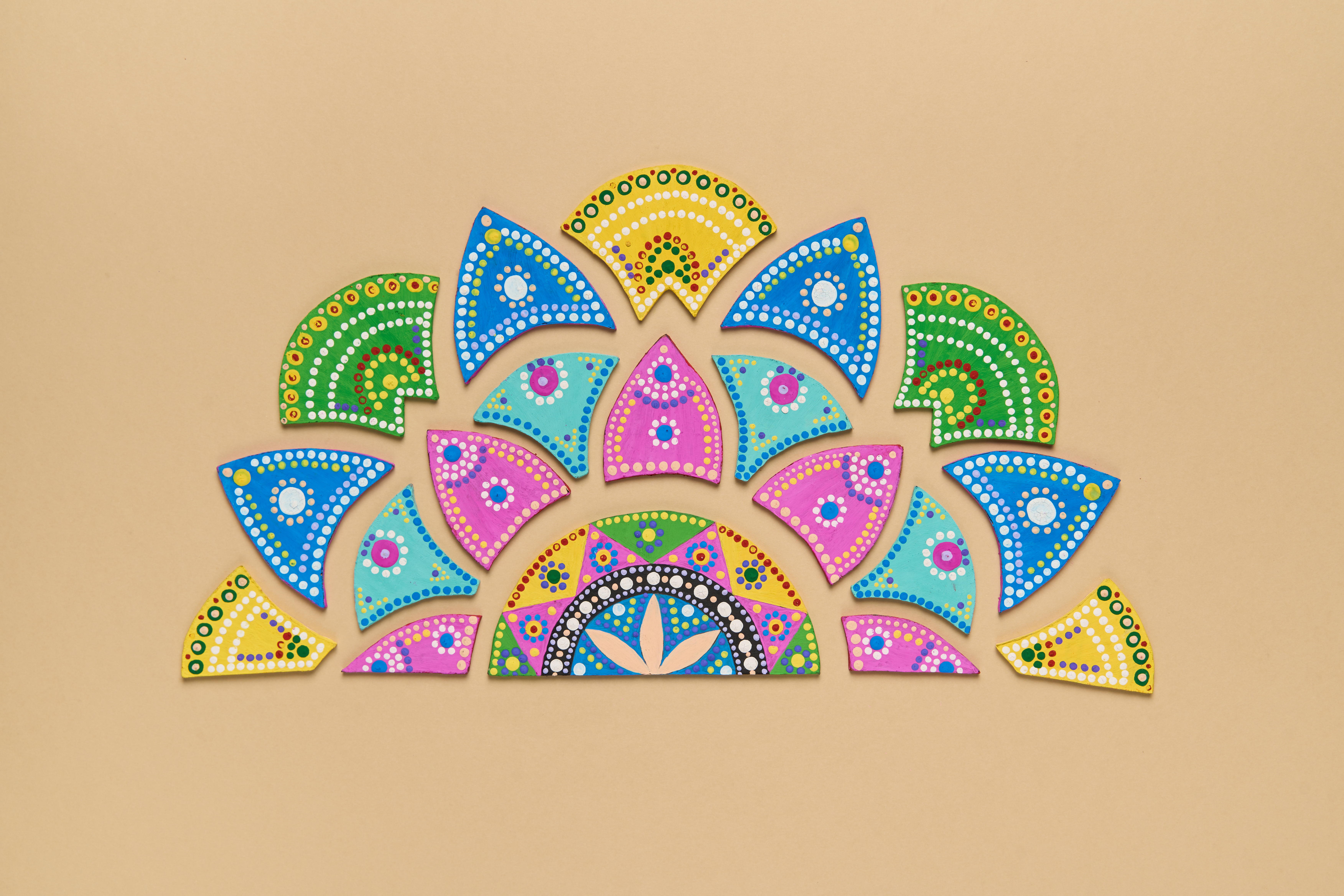 Make a Dot Mandala Rangoli