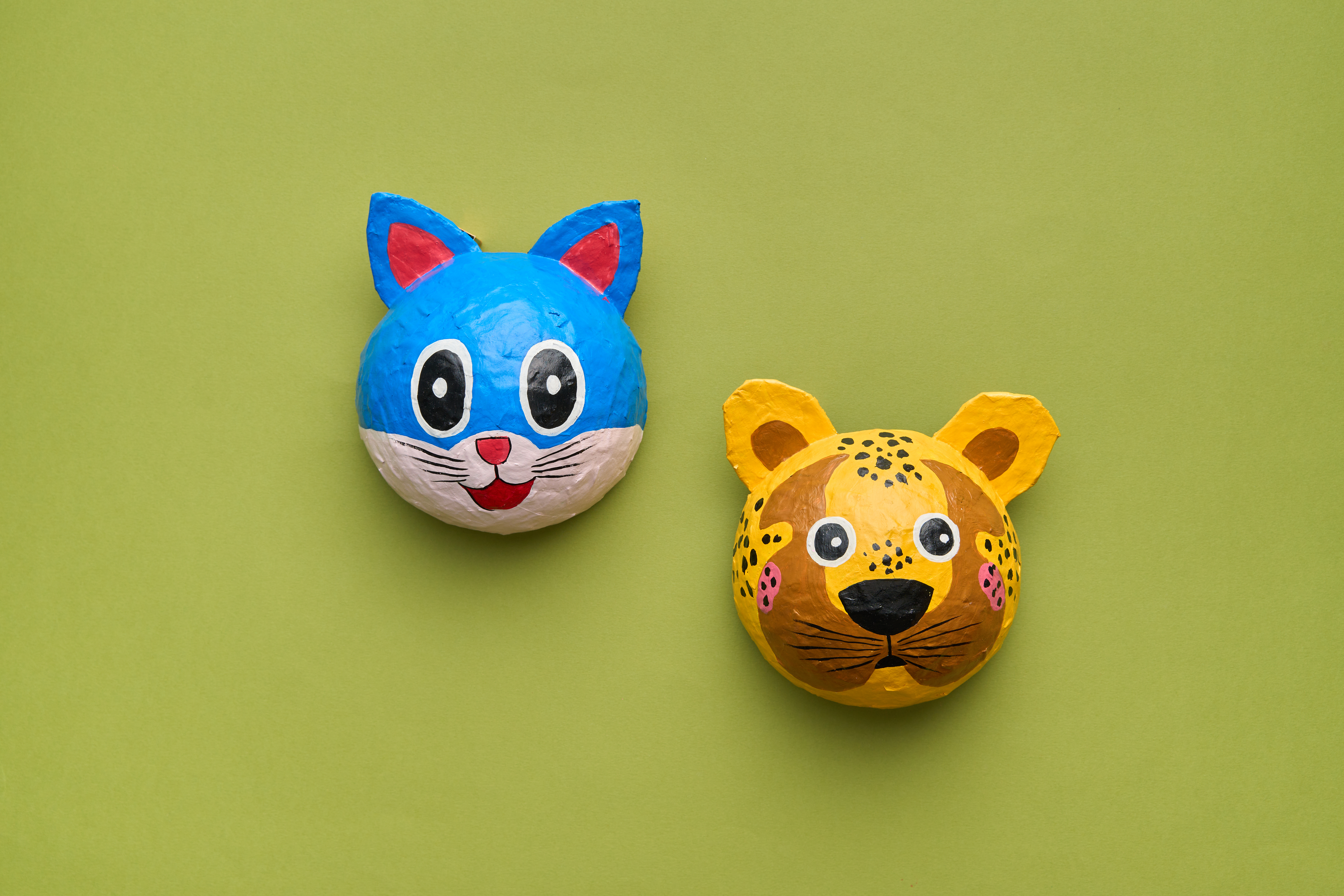Paper Mache Animal Decor