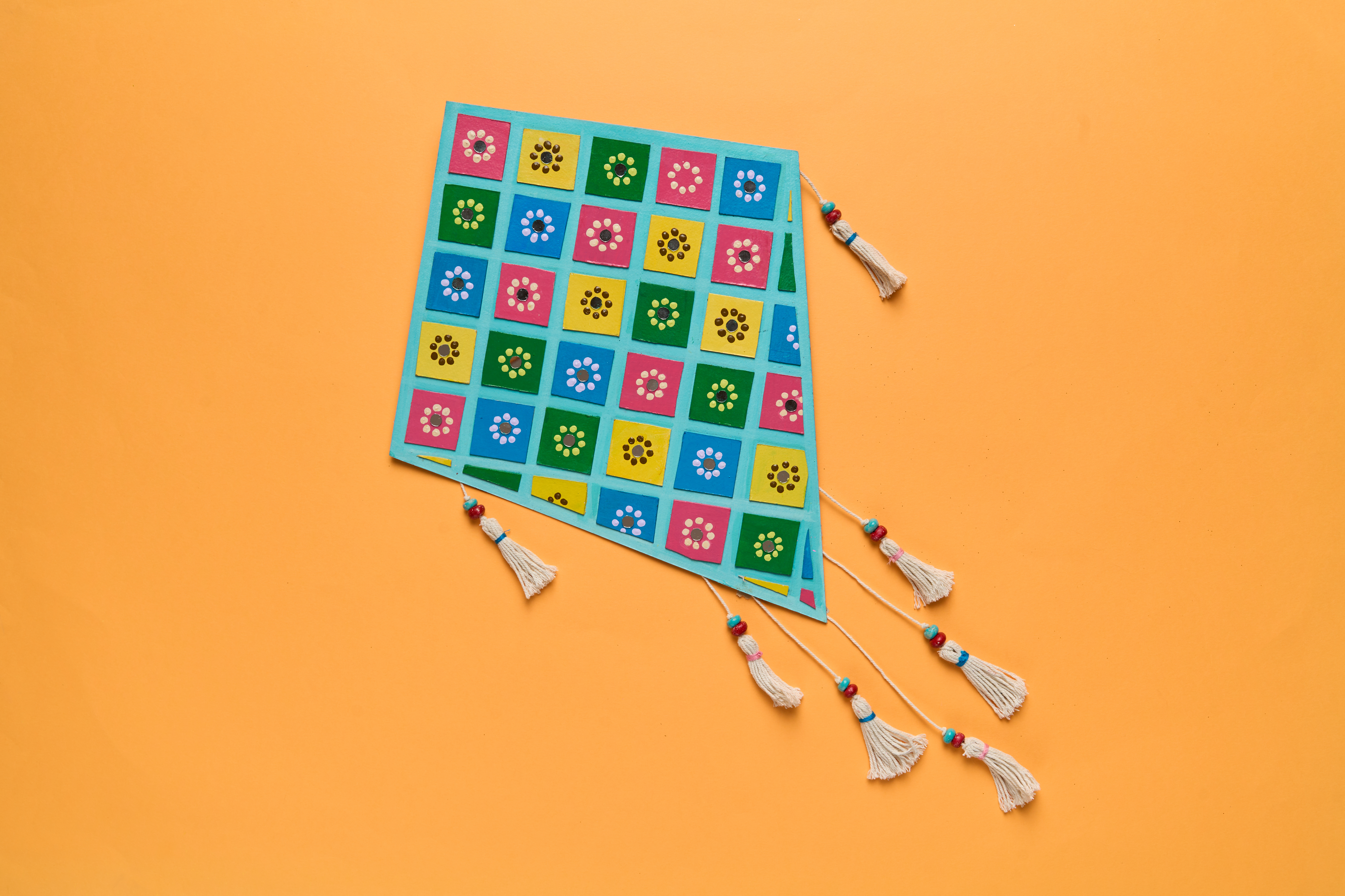 DIY Cardboard Kite Decor