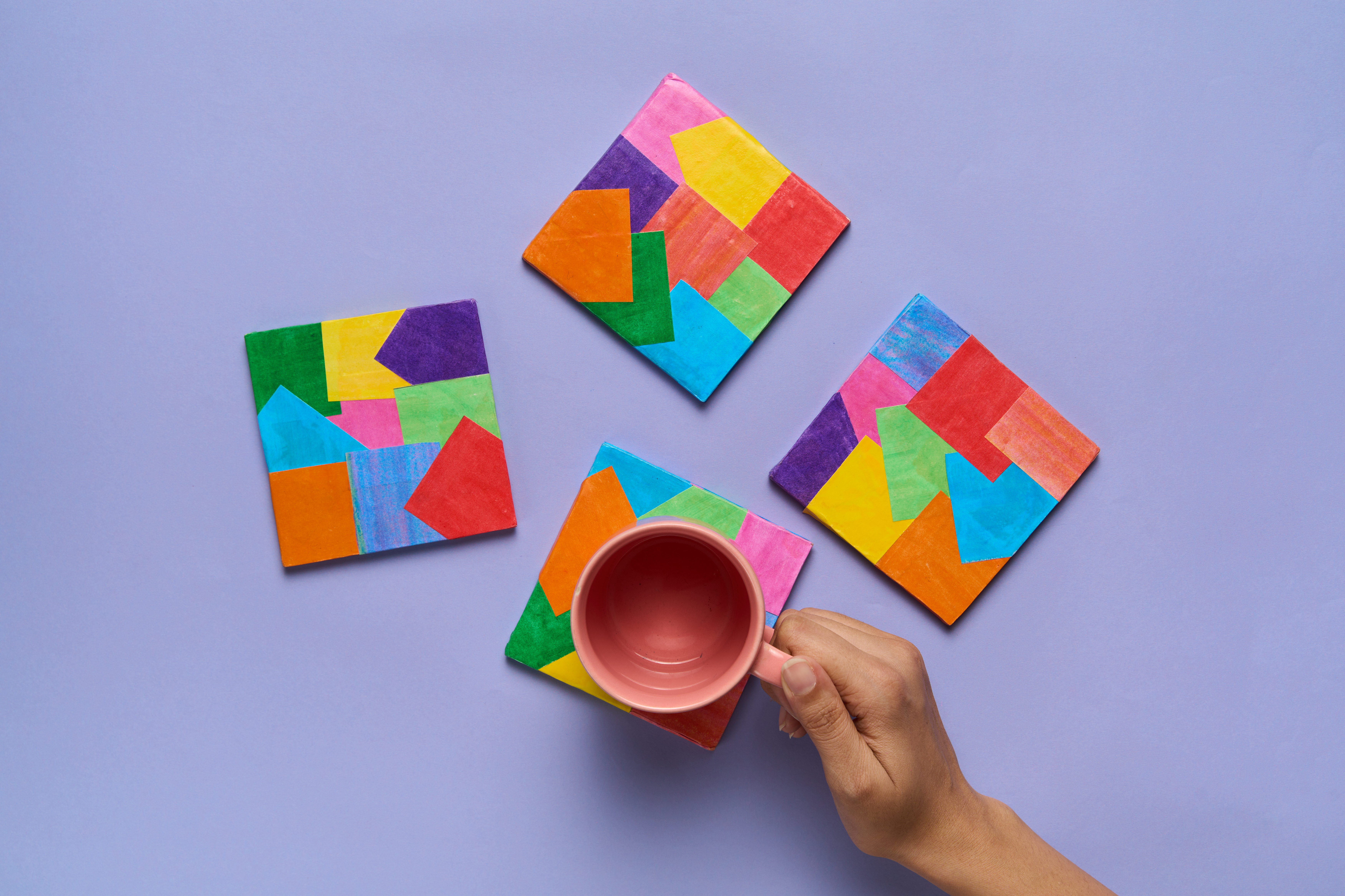 DIY Holi Coaster