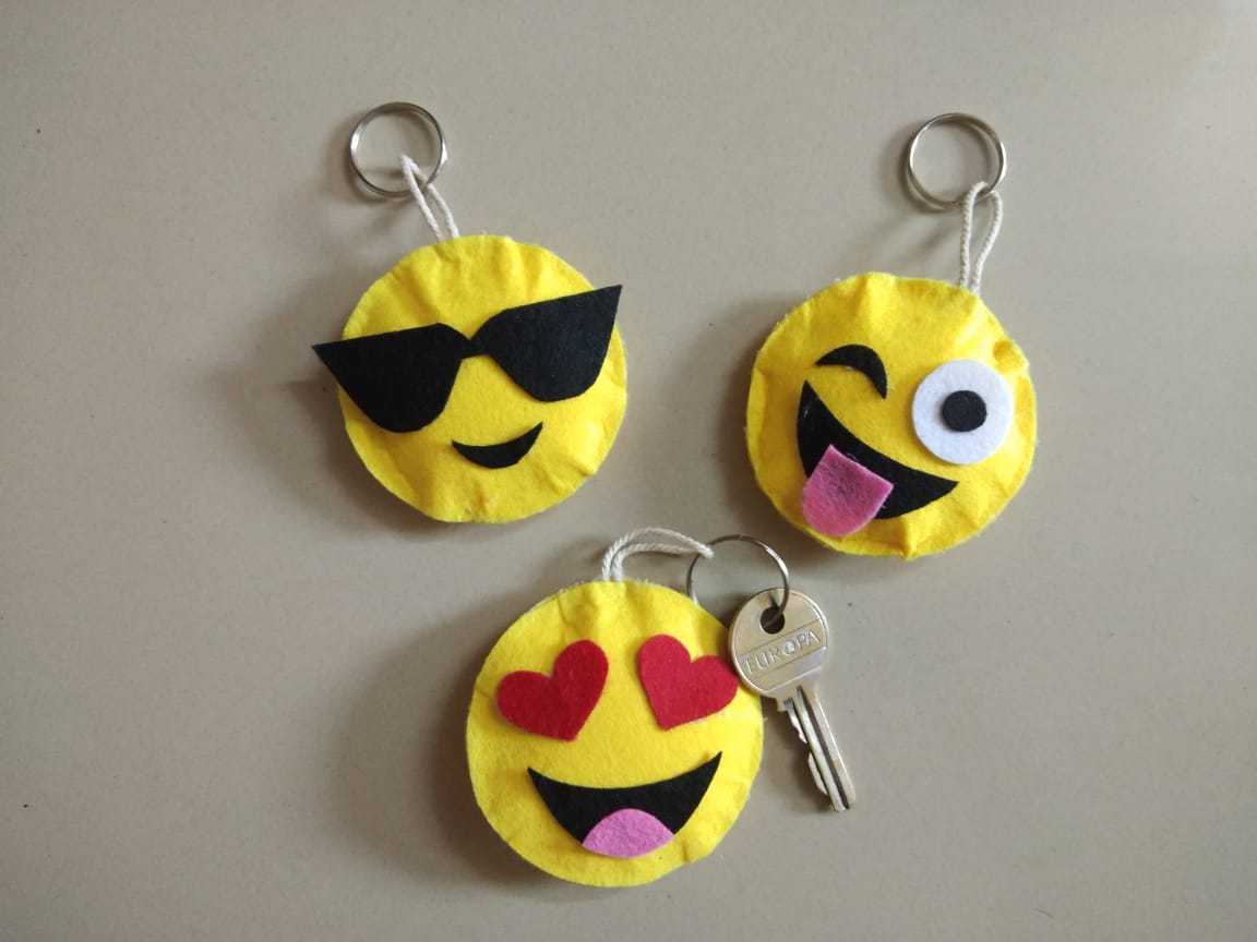Unique DIY Emoji Keychain Craft for Kids Activity Single FeviCreate