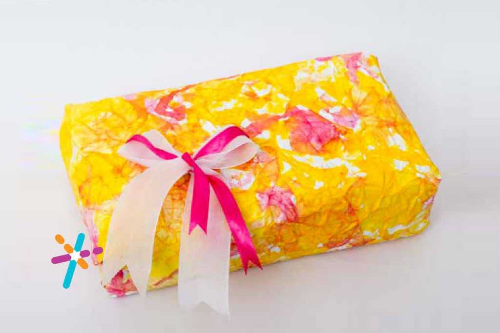 Gift Wrapping Paper Craft Activity for Kids