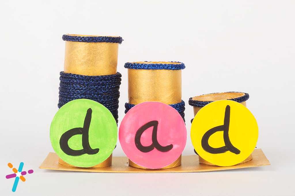 Fathers Day Pen Stand Art and Craft for Kids