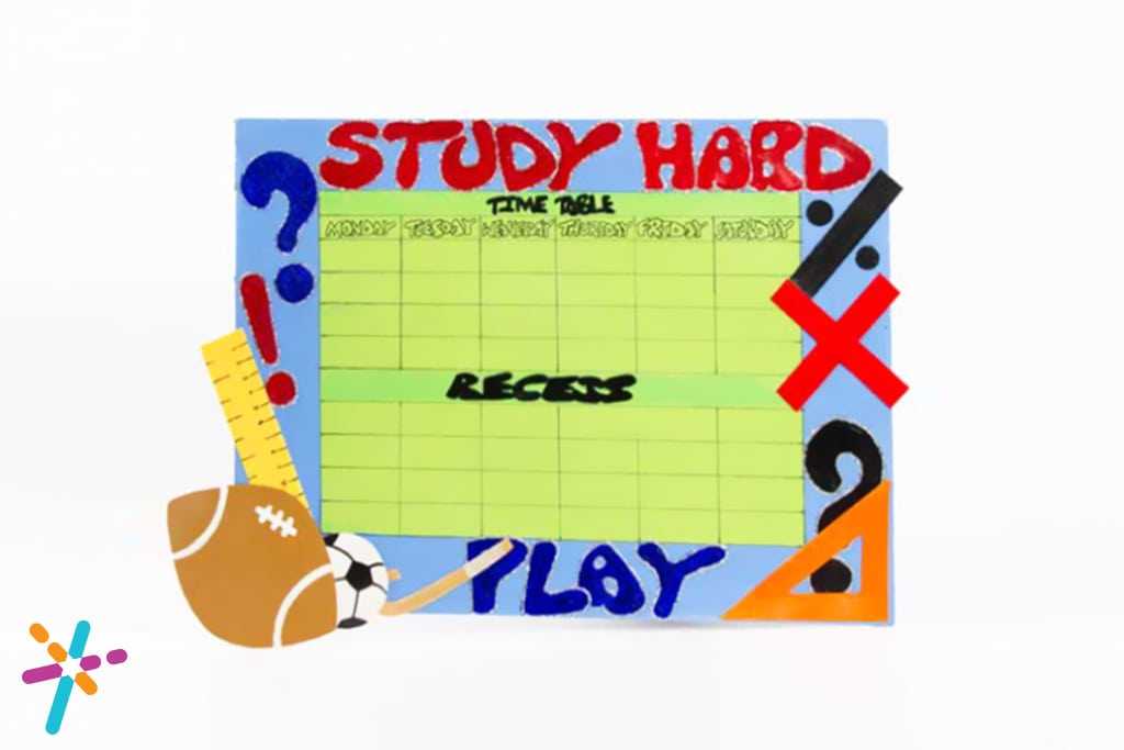 Time Table Craft Activity for Kids