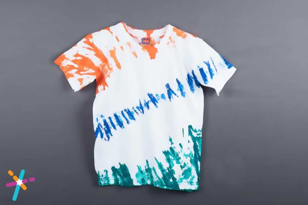 Independence Day Fabric Painting on T-Shirt