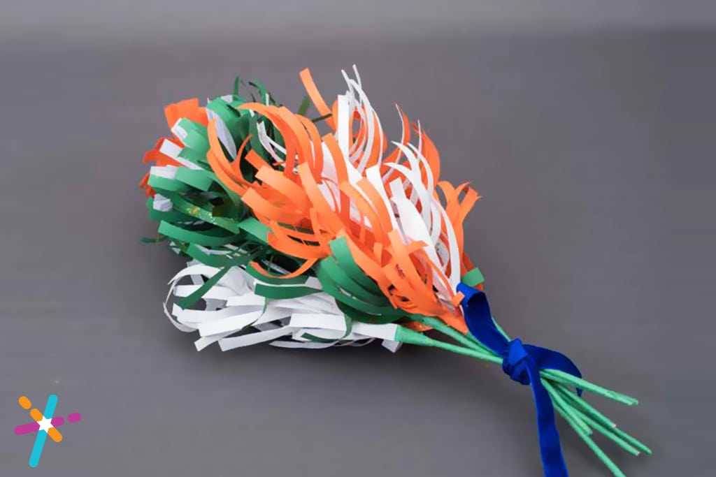 Tricolor Flowers Craft for Kids