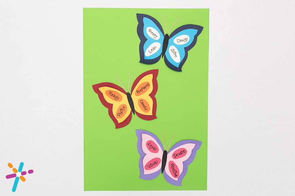 Butterfly craft for class 7