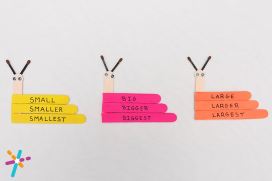 Simple grammar activity for students to learn the degrees of comparison