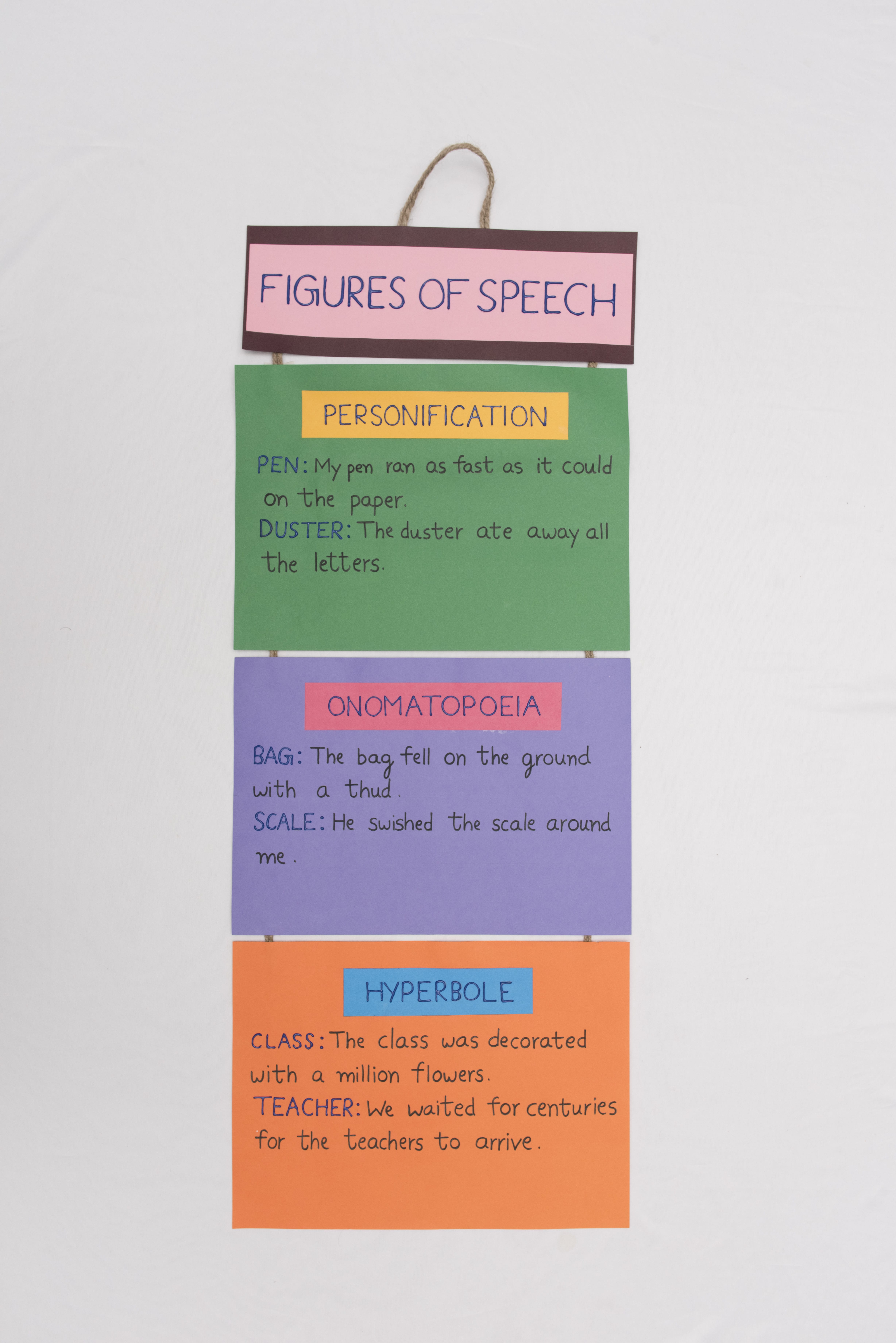 Learn figure of speech craft activity- english craft for kids