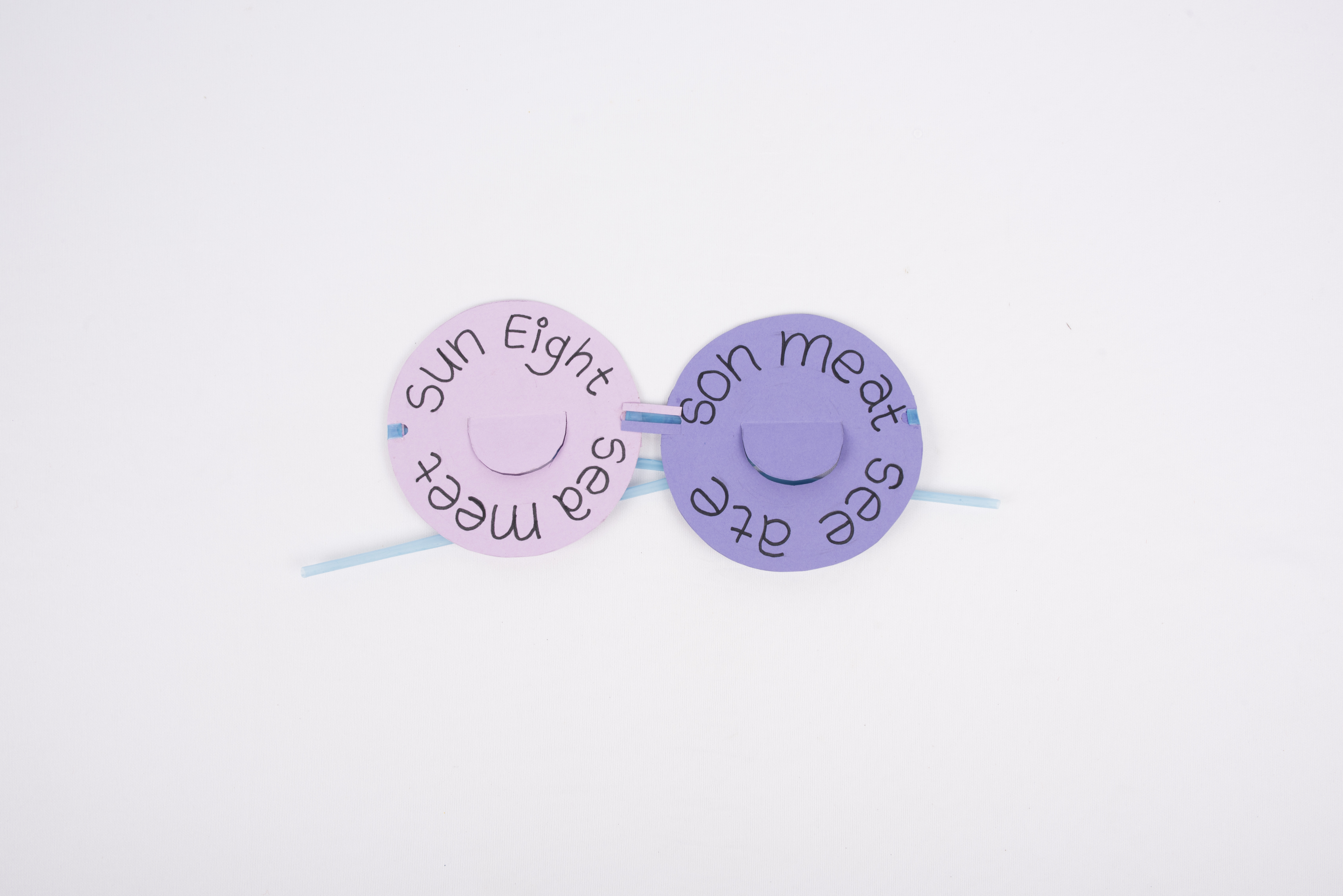 Learn homophones craft activity- english craft for kids