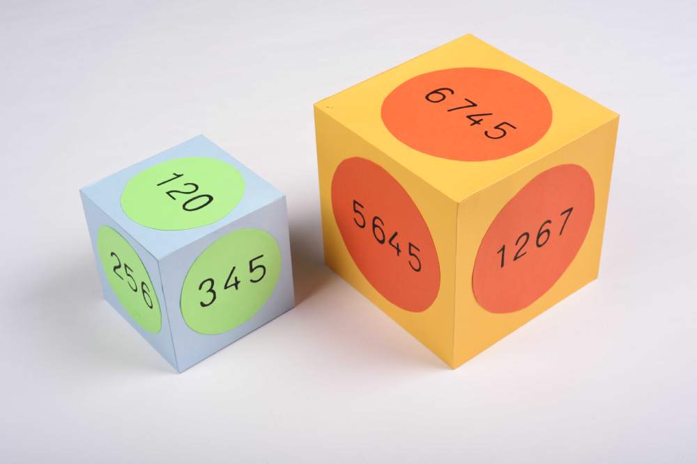 Fun Cube Subtraction activities for kids | Maths Craft