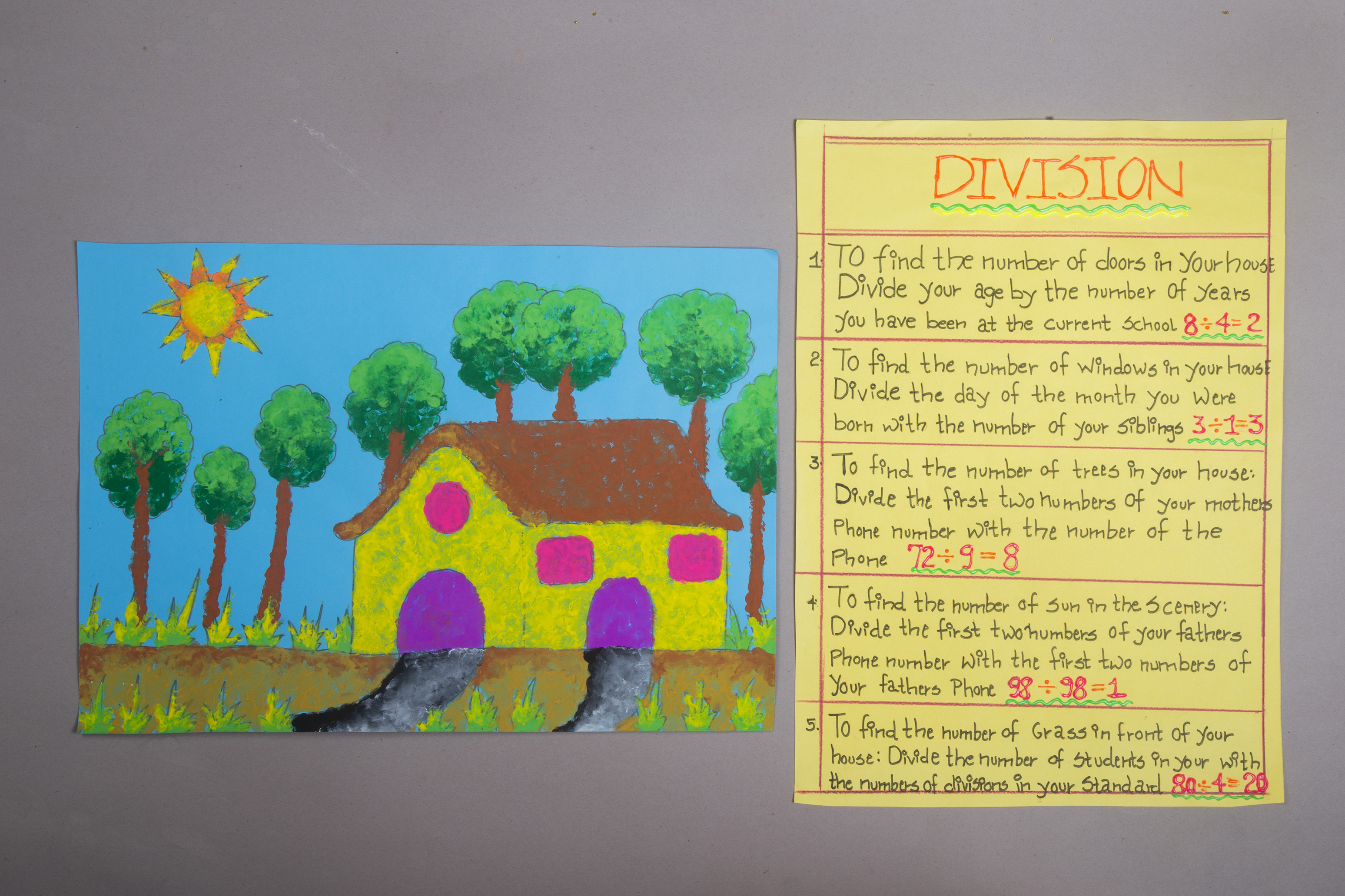 Learning division with rules | Fun Division Activities