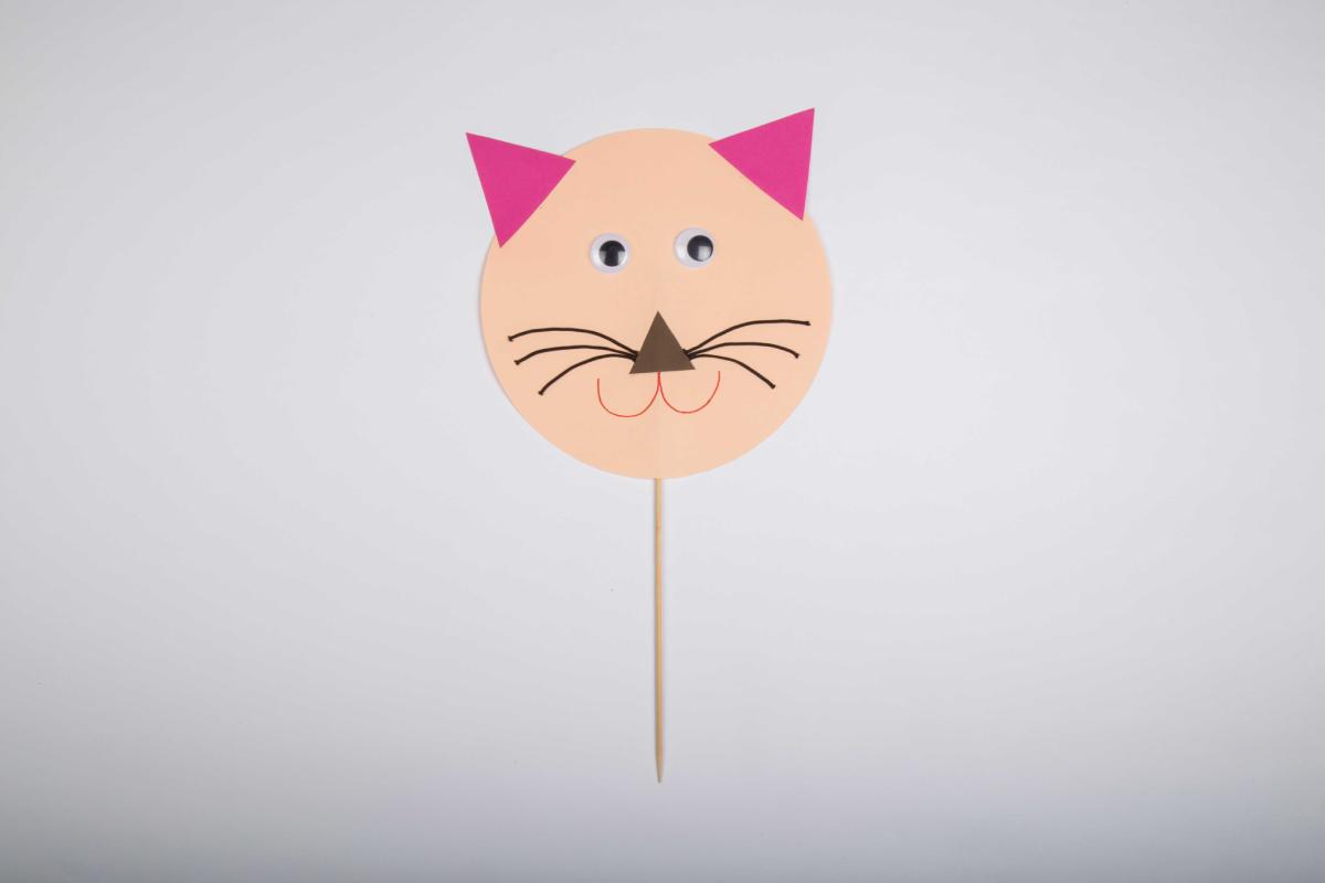 Learn to make cat poem craft activity- english crafts