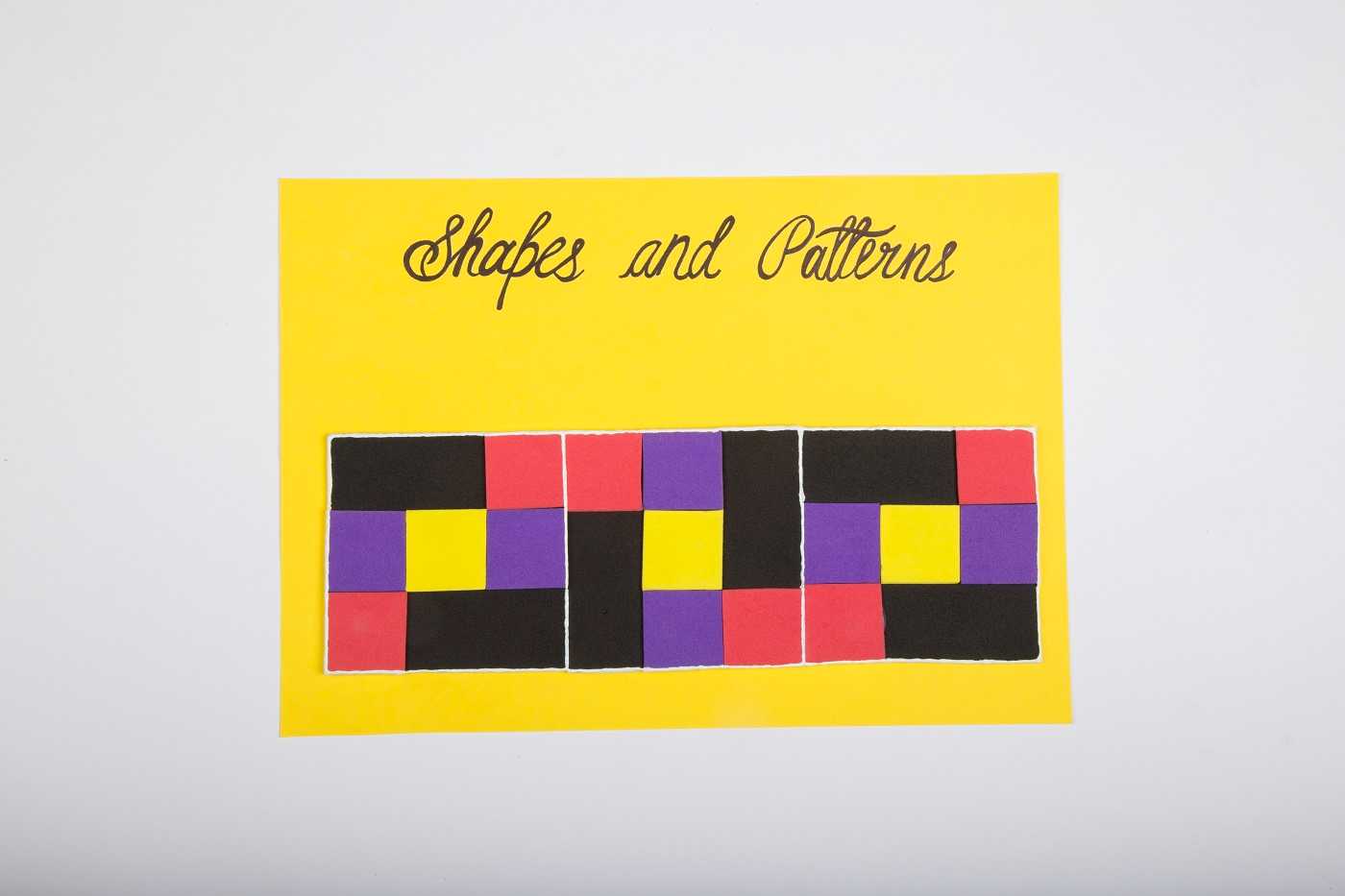 Shapes and Patterns Craft Activity using Paper Strip
