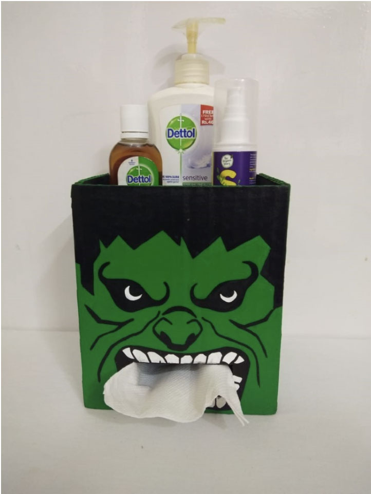 Hulk Sanitization Station Craft for Students