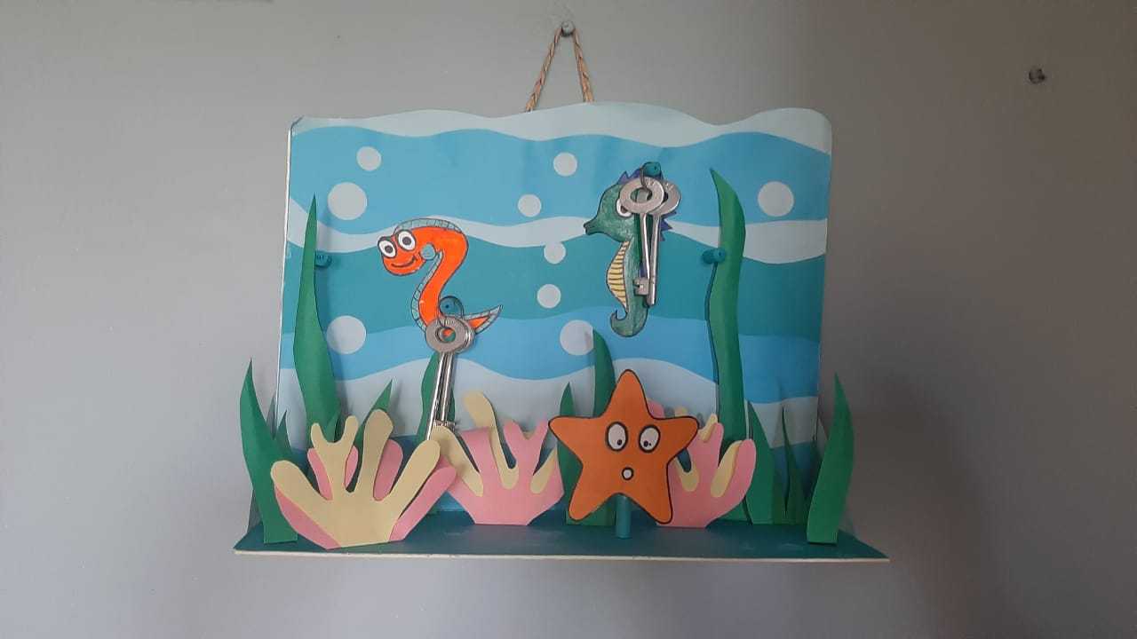 Marine Key Holder Craft Activity for Kids