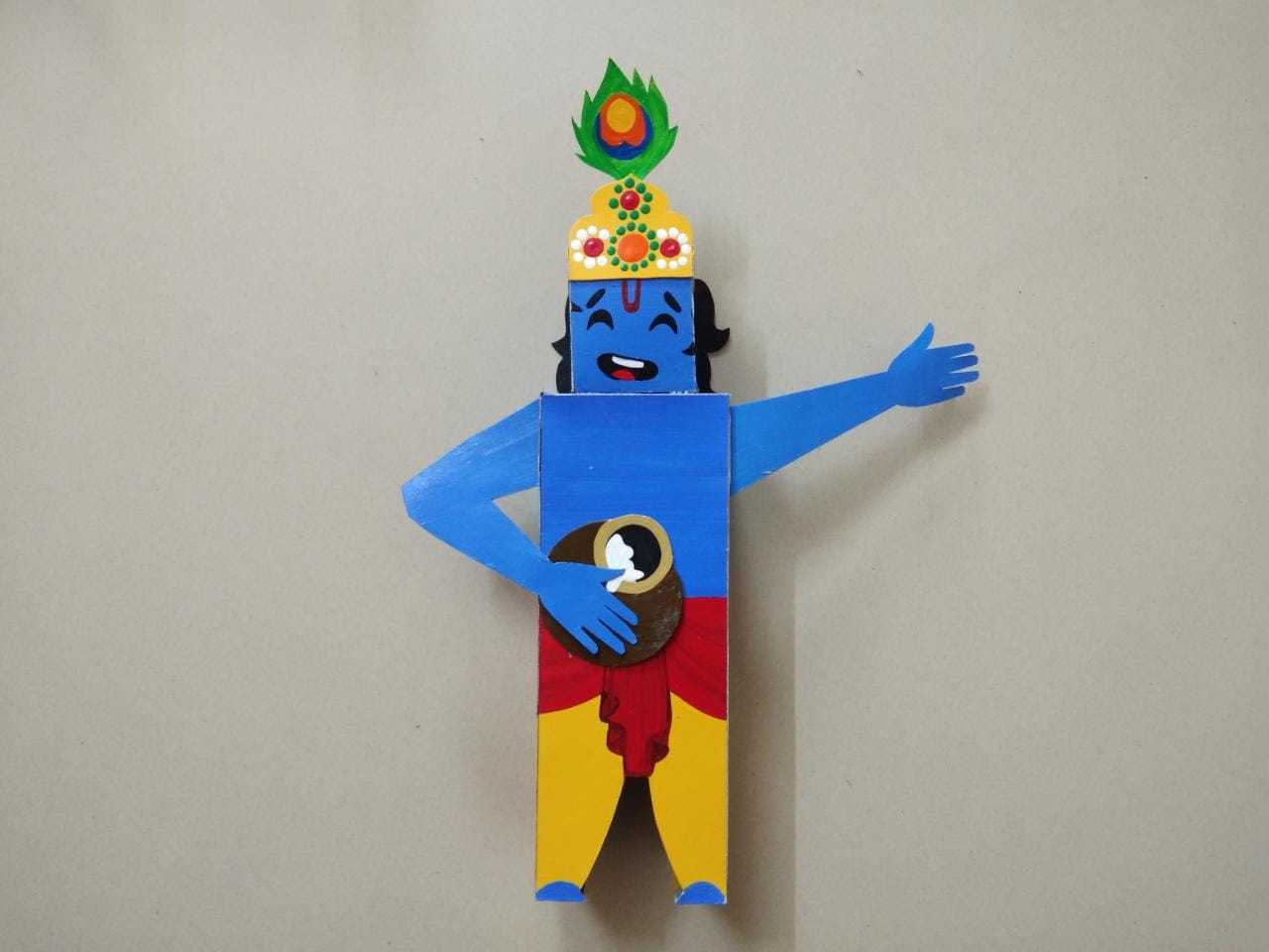 Creative Krishna Figurine Craft Activity