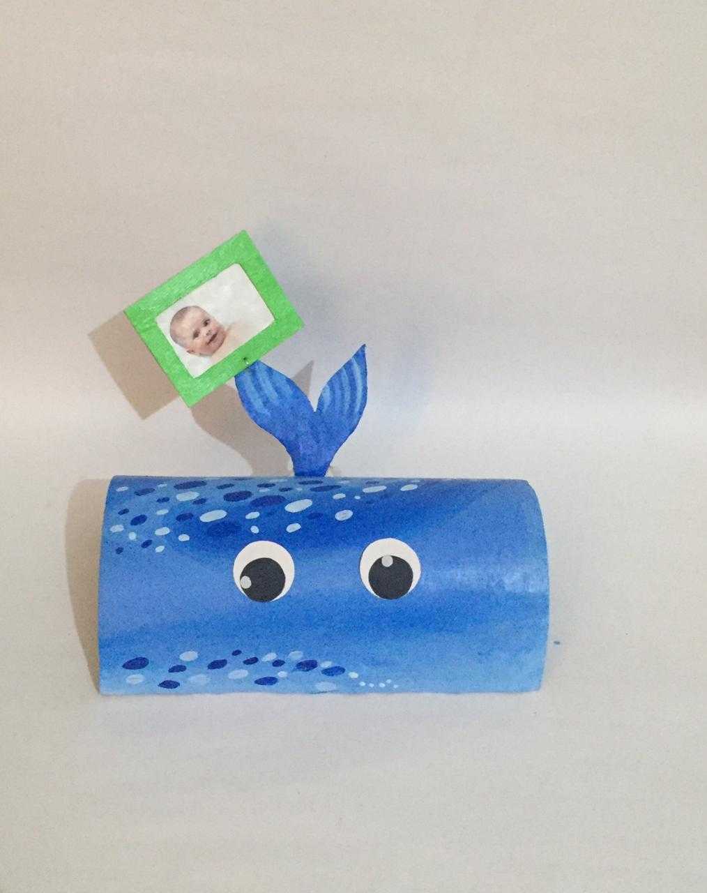 Whale-liked Post It Holder Craft for Kids