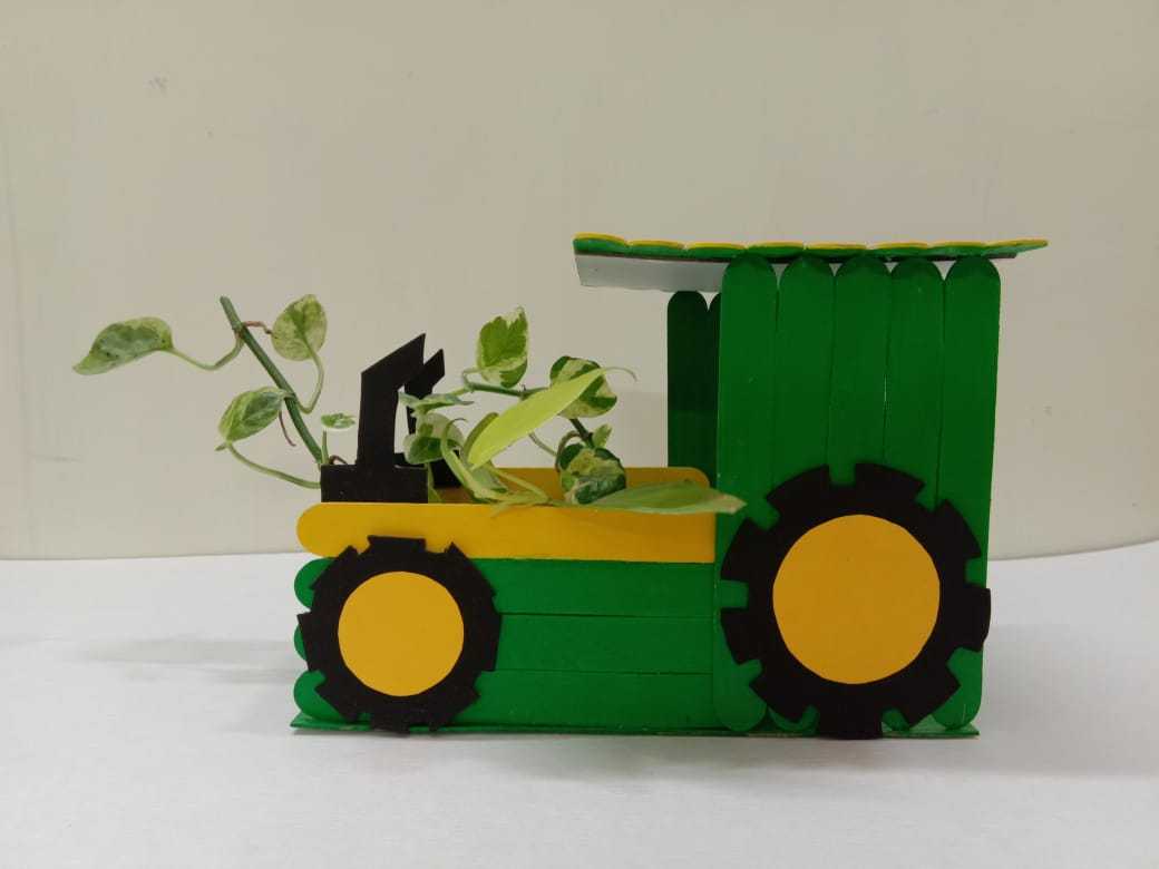 Tractor Planter Craft Activity for Kids