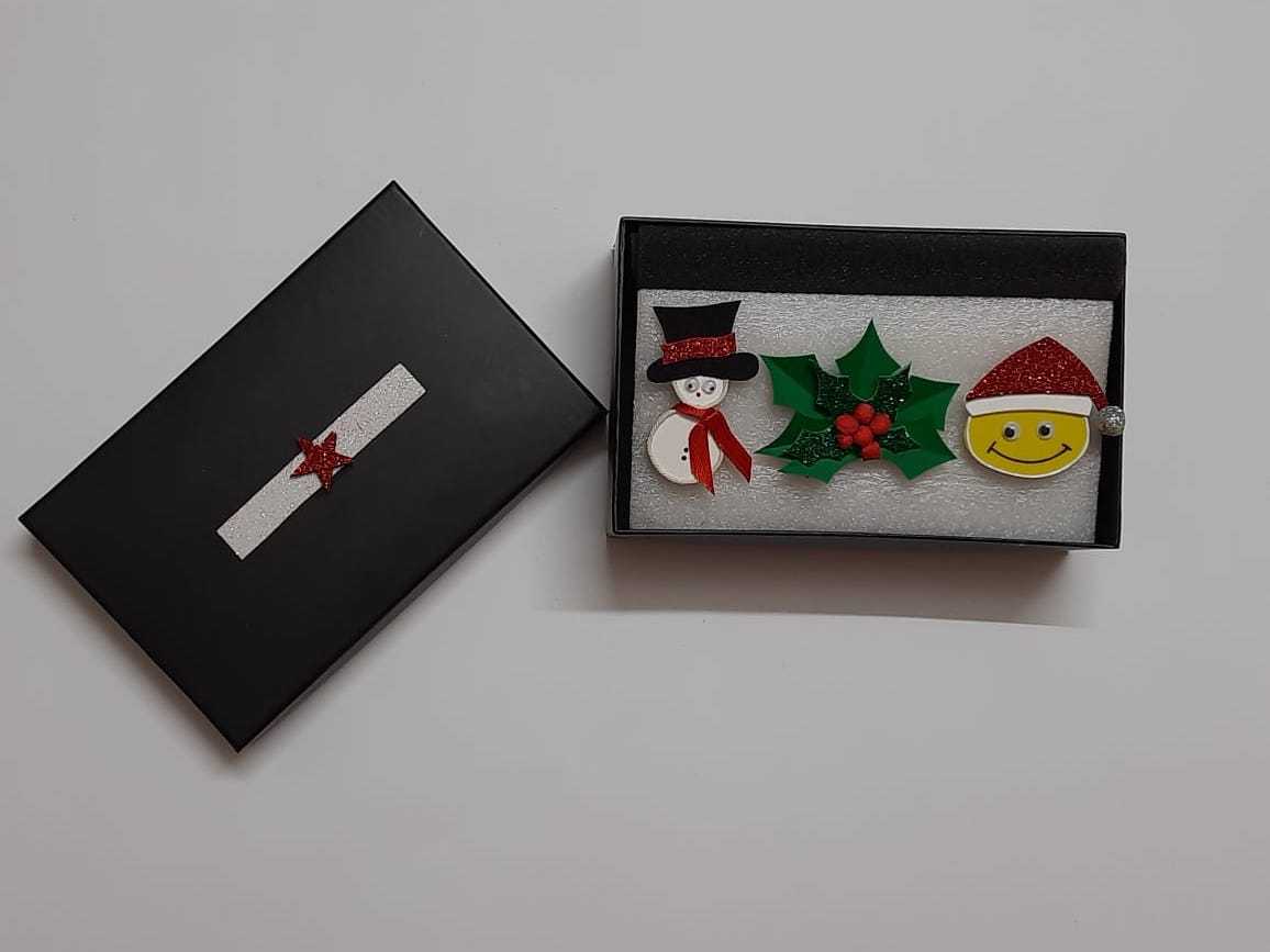 Personalized Christmas Lapel Pin Craft for Kids