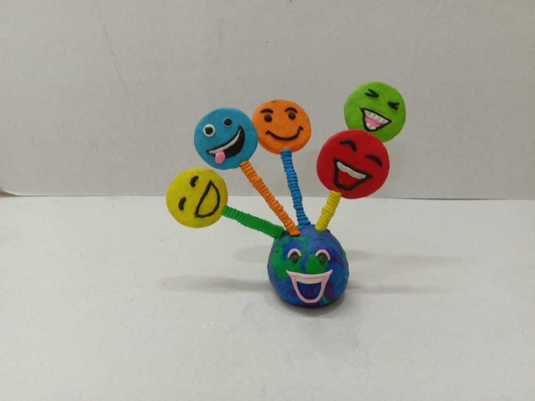 Table Top Standee Craft Activity with Clay